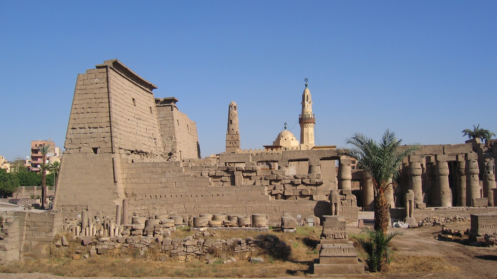 Luxor Temple, Egypt HD Wallpaper