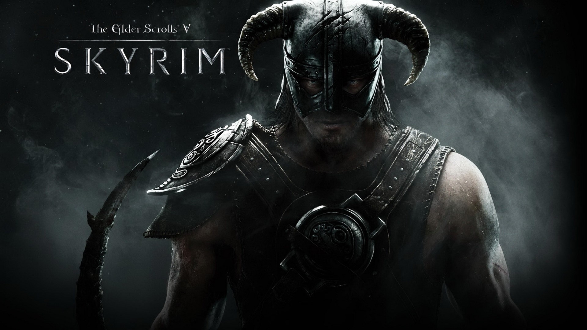 The Elder Scrolls V Skyrim Game Cover HD Wallpaper