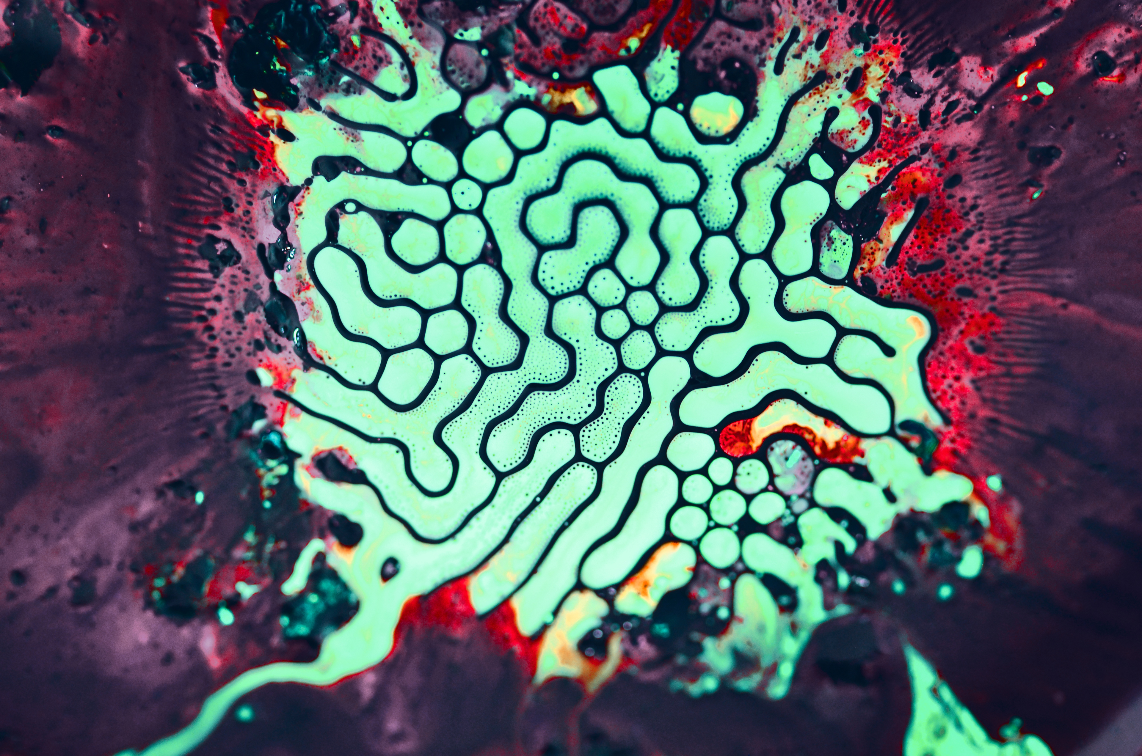 Ferrofluid cells 4K HD Wallpaper