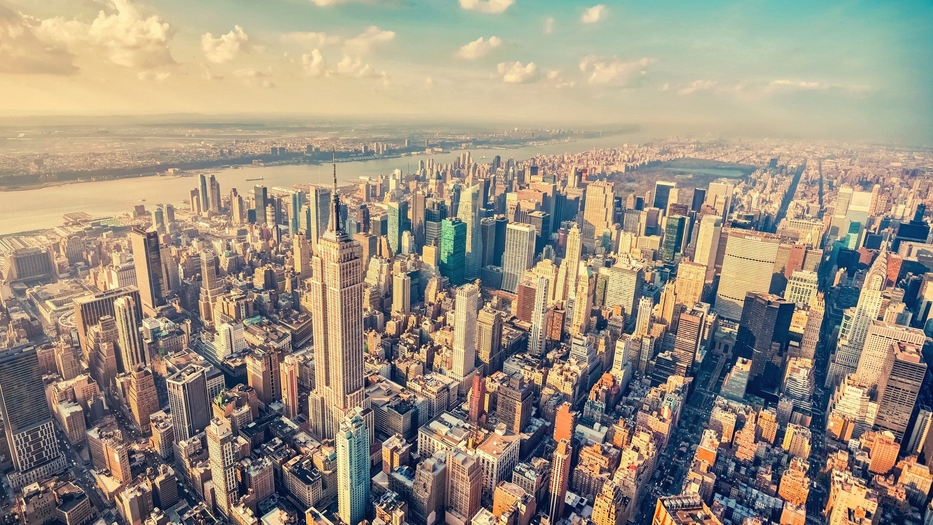 Empire State Building NYC Cityscape HD Wallpaper