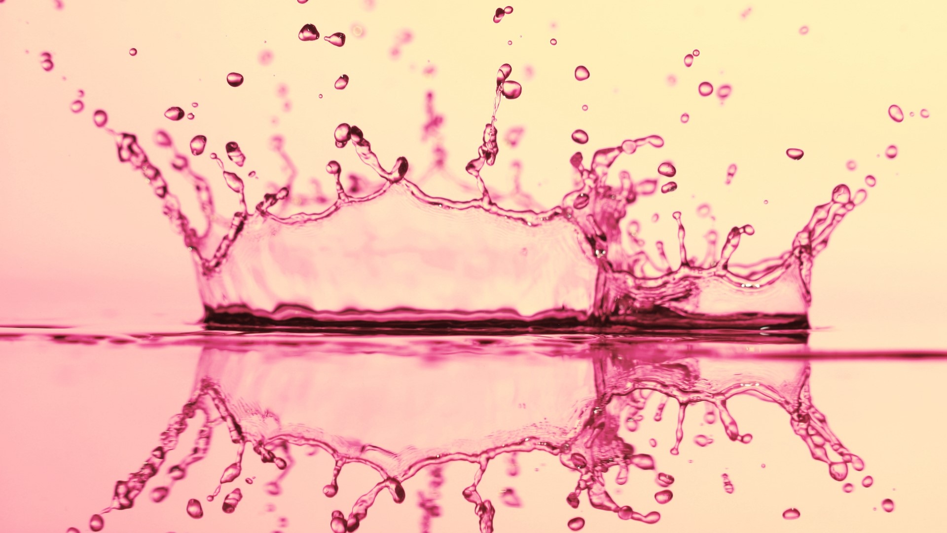 Magenta Liquid Splash HD Wallpaper