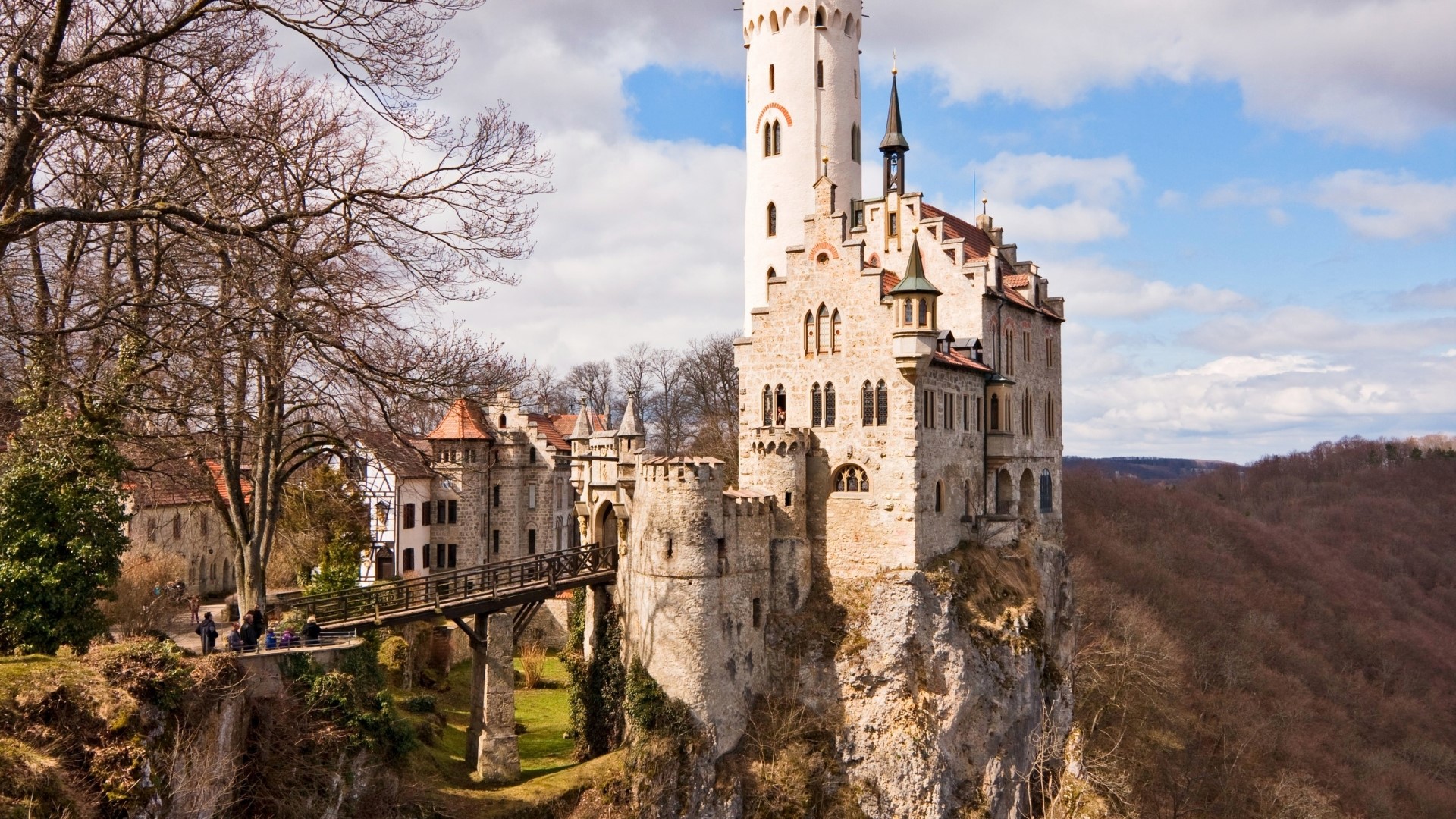 Lichtenstein Castle Germany HD Wallpaper