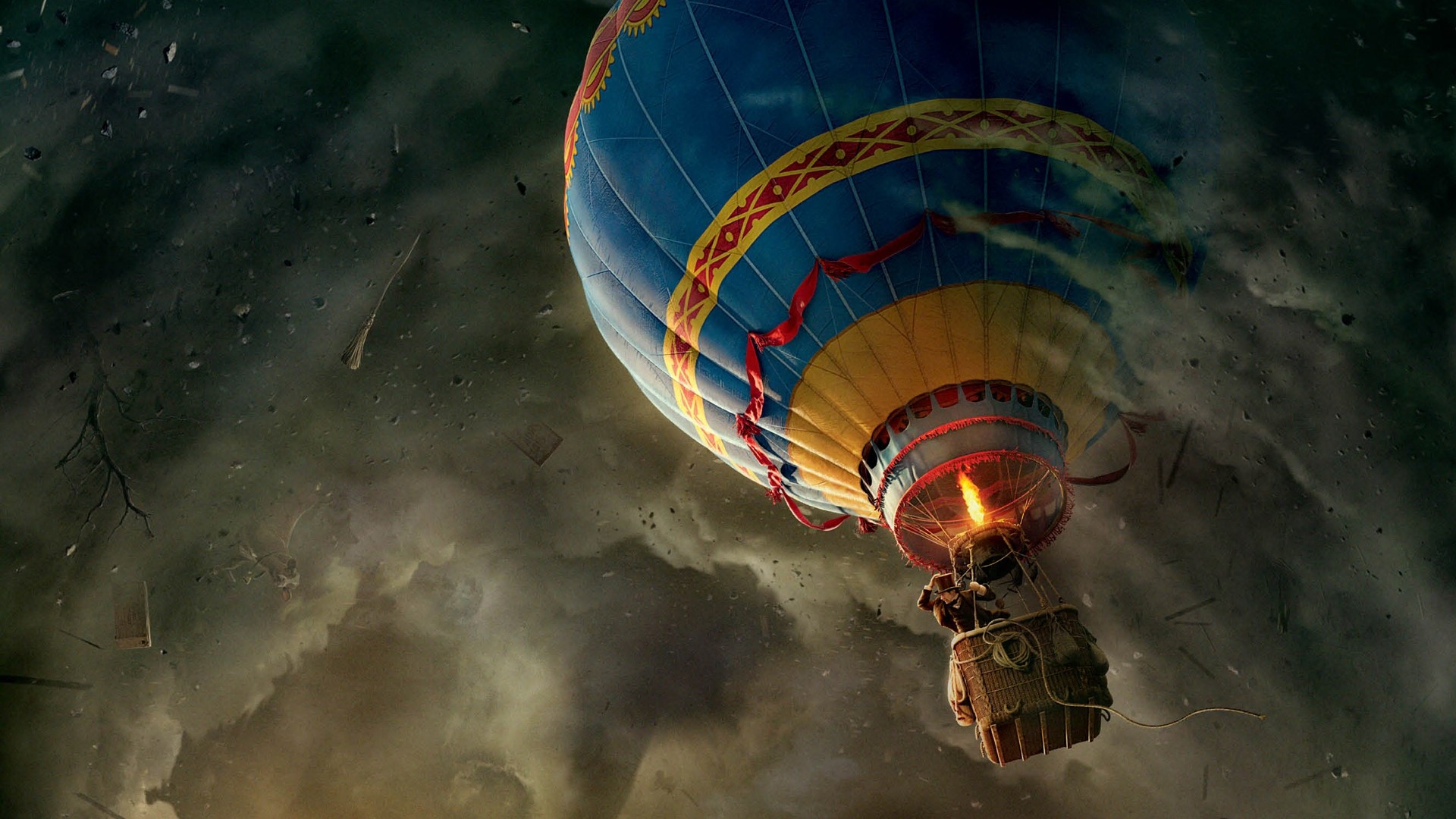 Oz the Great and Powerful Hot Air Balloon HD Wallpaper