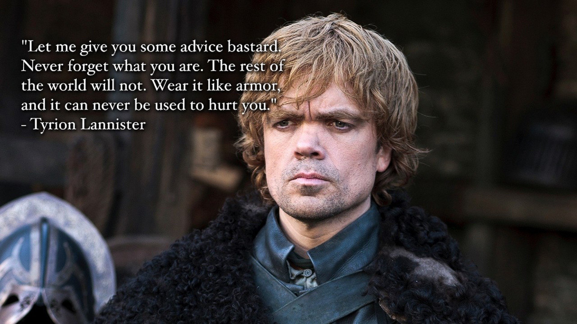 Tyrion Lannister from Game of Thrones giving advice HD Wallpaper