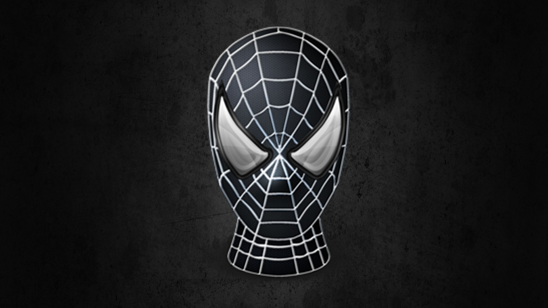 Black Spiderman Head HD Wallpaper