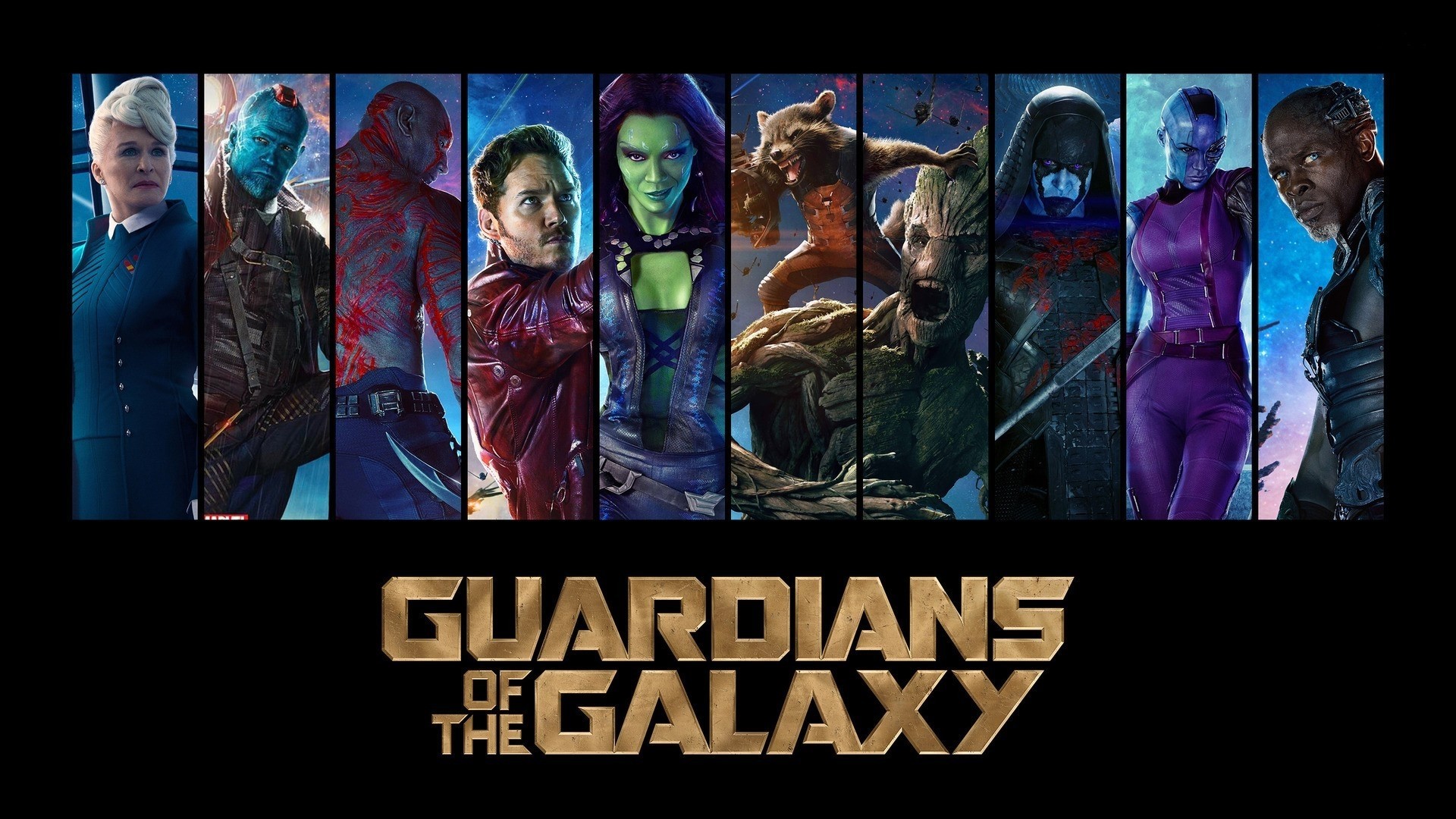 Guardians of the Galaxy characters montage HD Wallpaper
