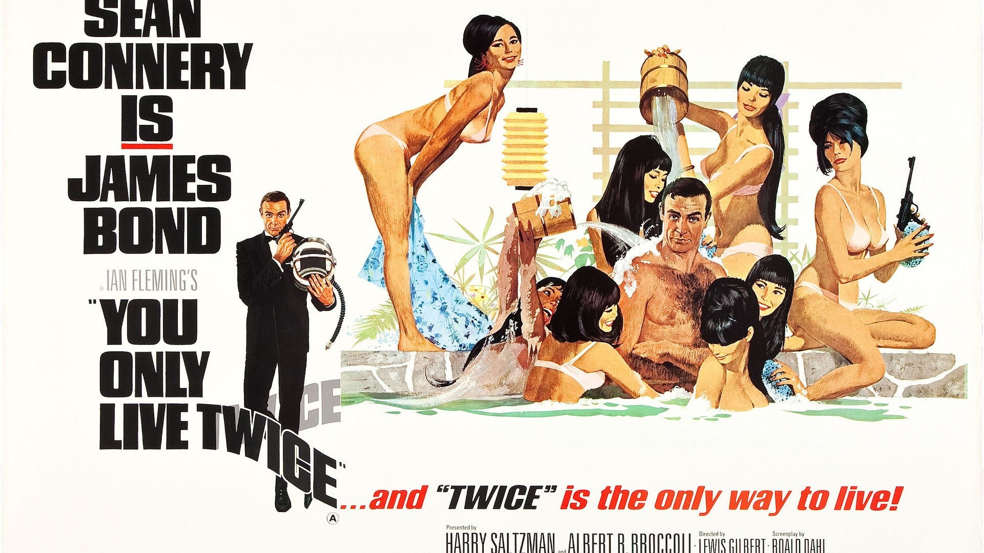 Sean Connery as James Bond in You Only Live Twice HD Wallpaper