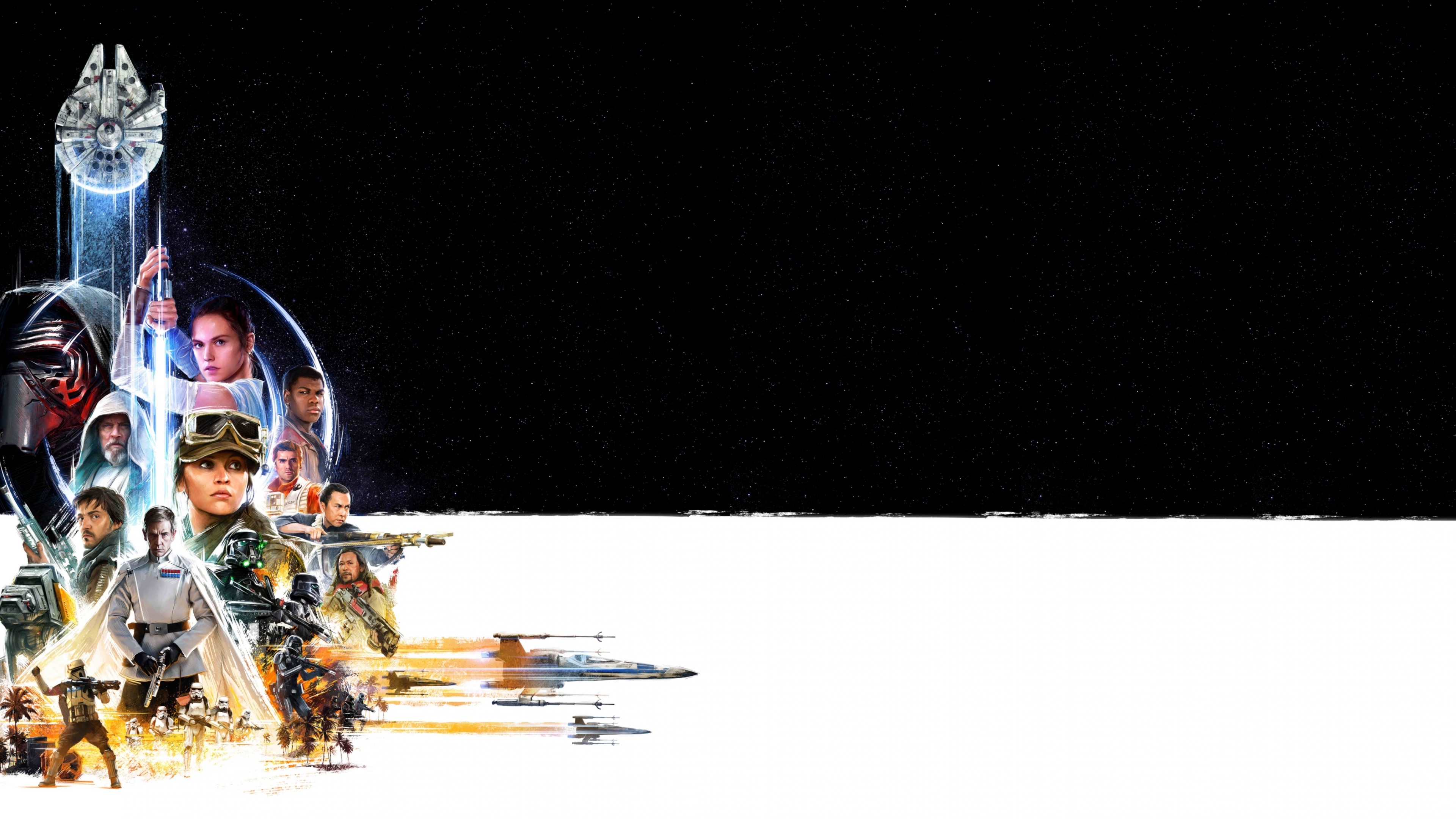 Star Wars The Force Awakens Art HD Wallpaper