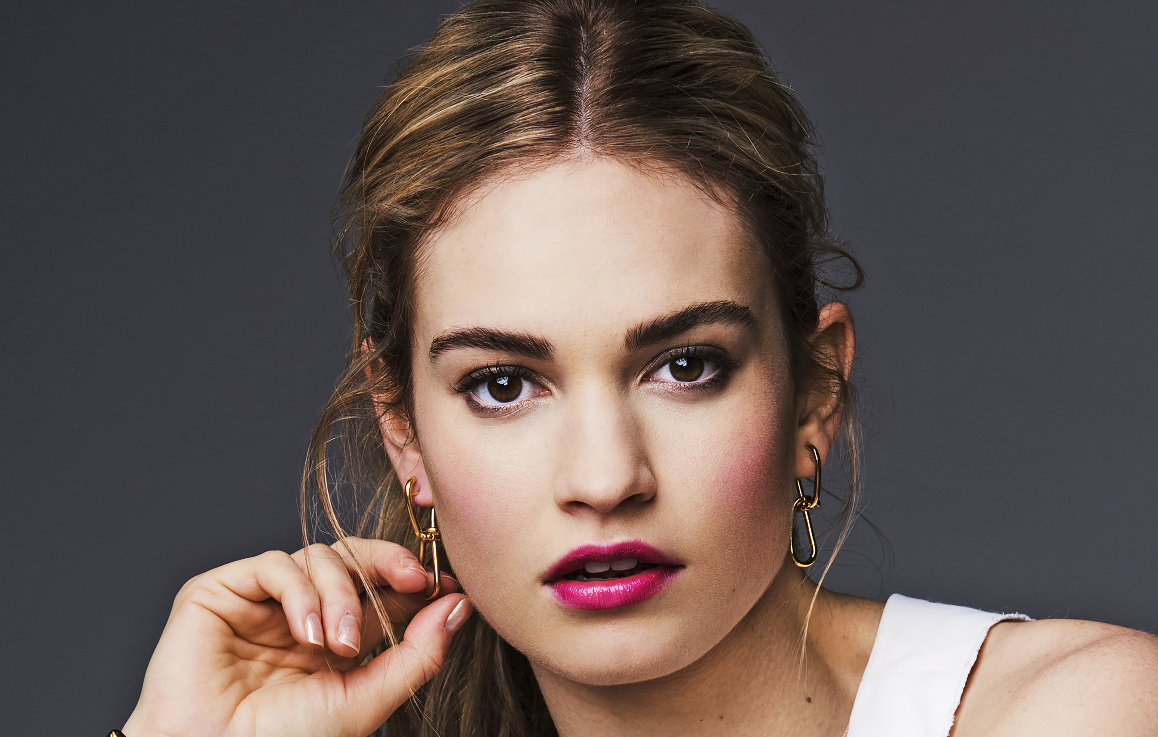 Lily James HD Wallpaper