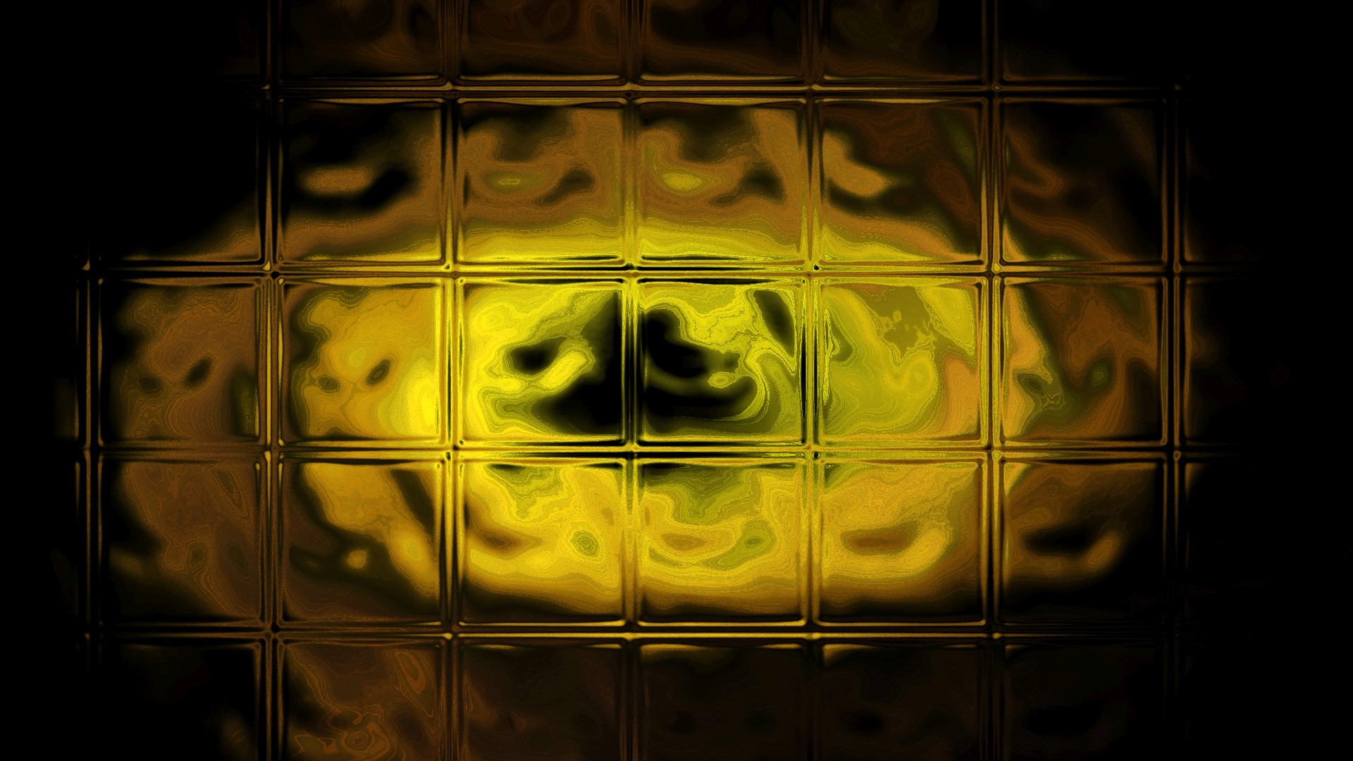 Golden light on a glass wall HD Wallpaper