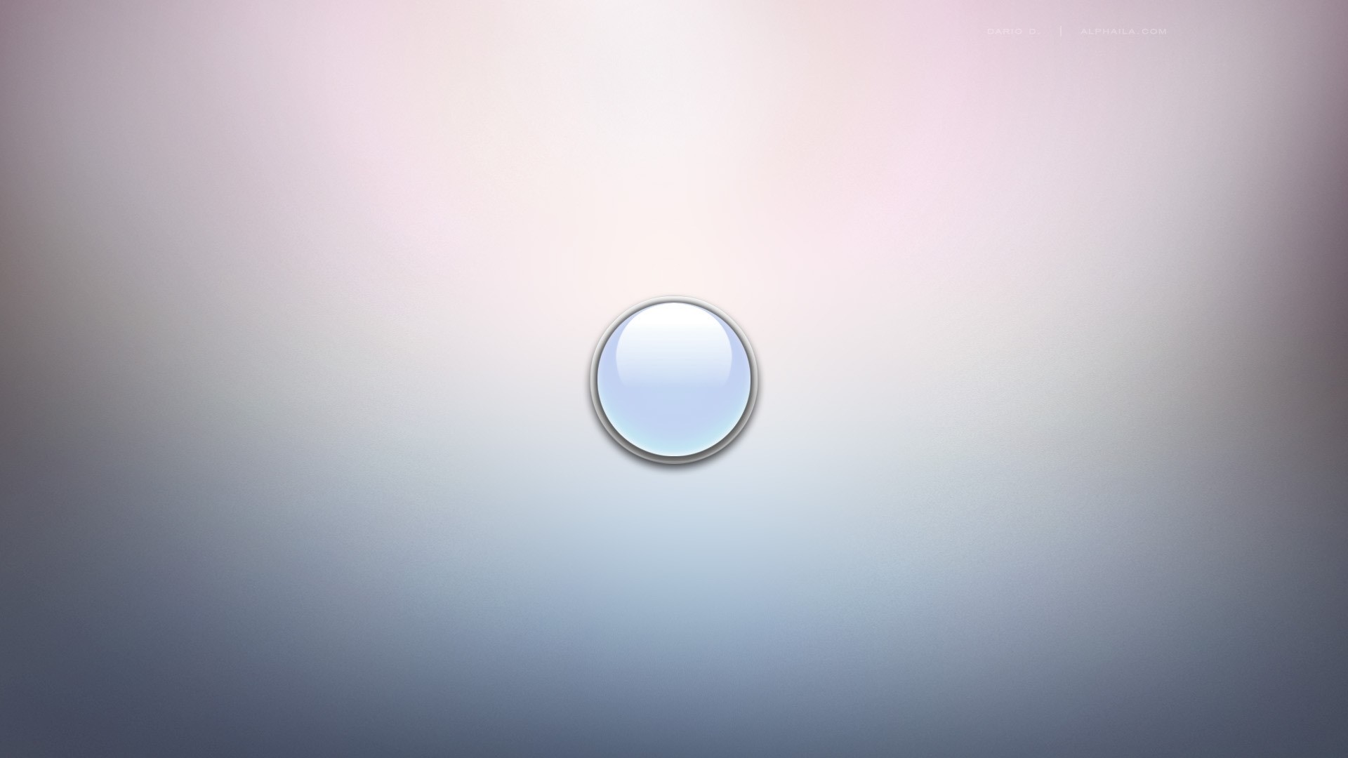 Orb on a gradient background HD Wallpaper