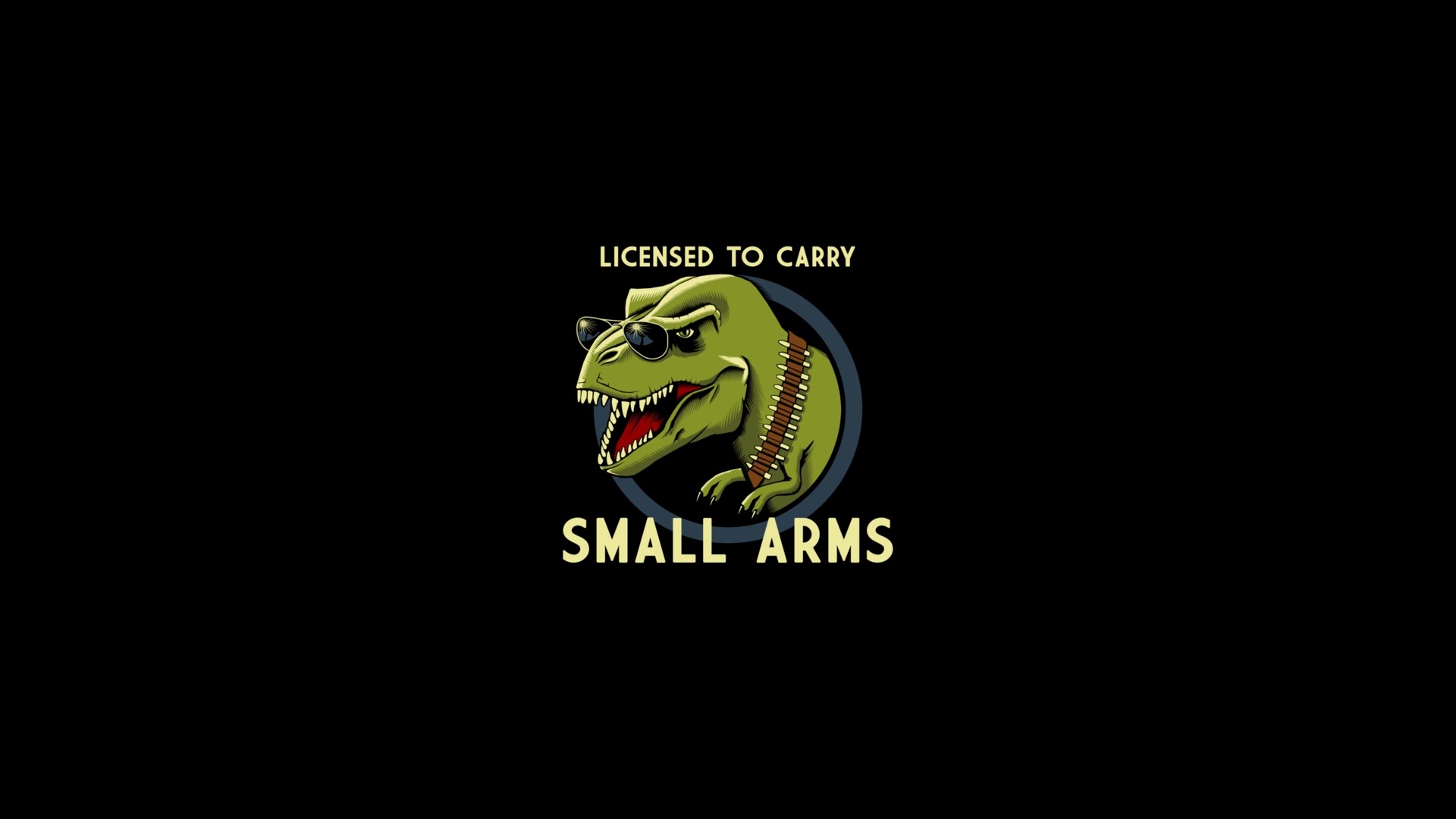 Licensed to Carry Small Arms T-Rex HD Wallpaper