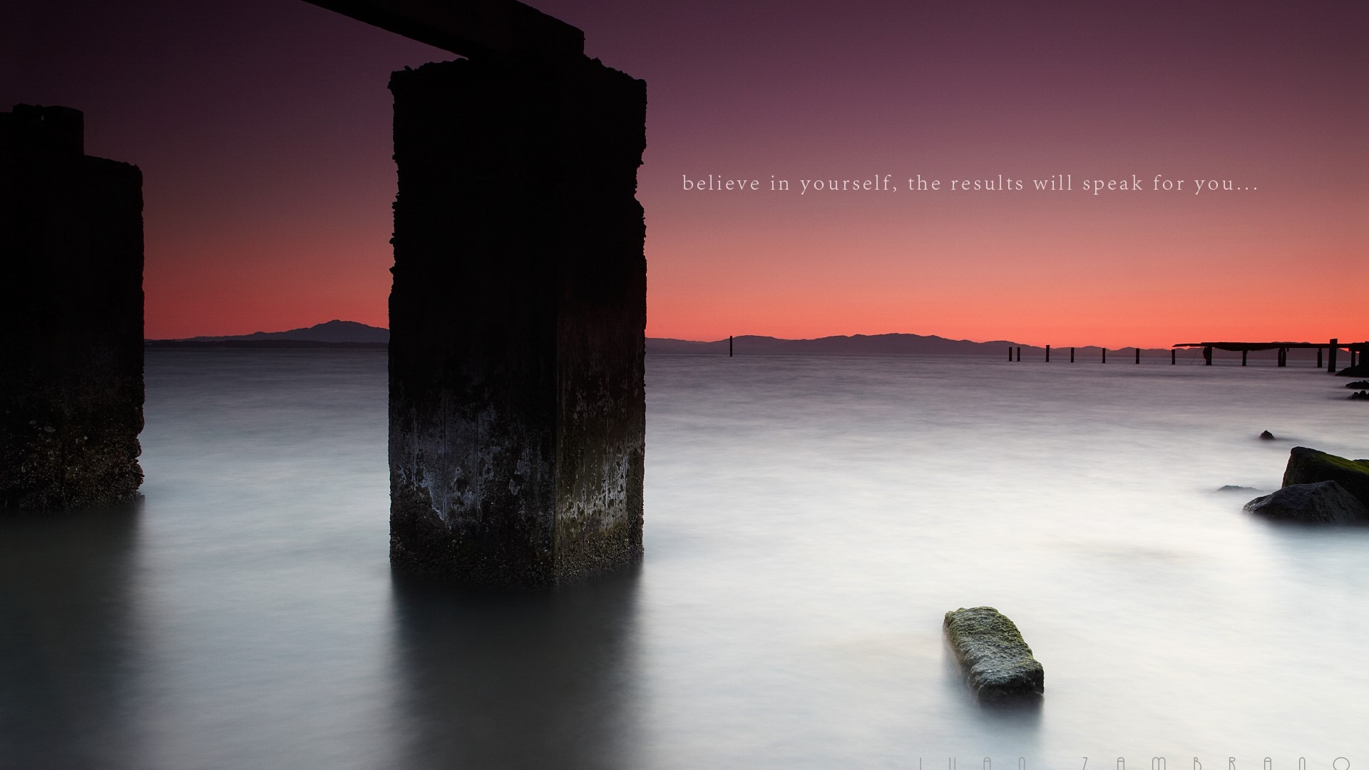 Believe in Yourself Motivational Quote HD Wallpaper