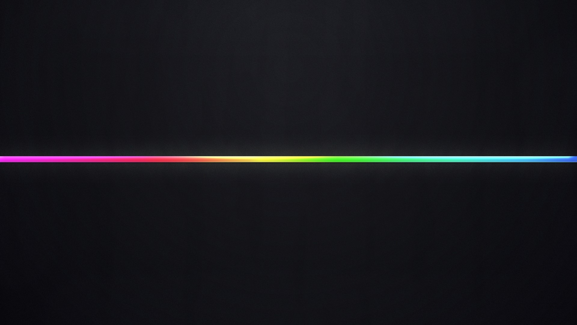 Simple Light Bar with Rainbow Colors HD Wallpaper
