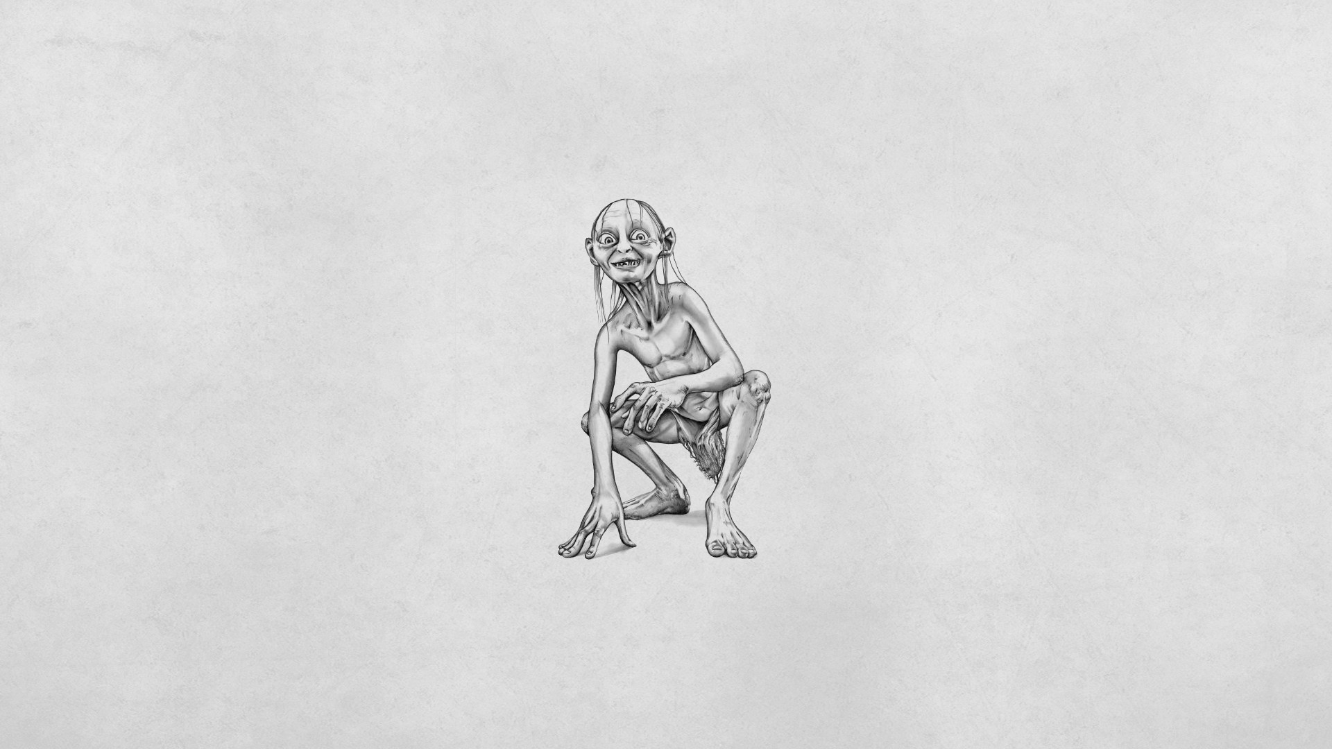 Gollum from The Lord of the Rings HD Wallpaper