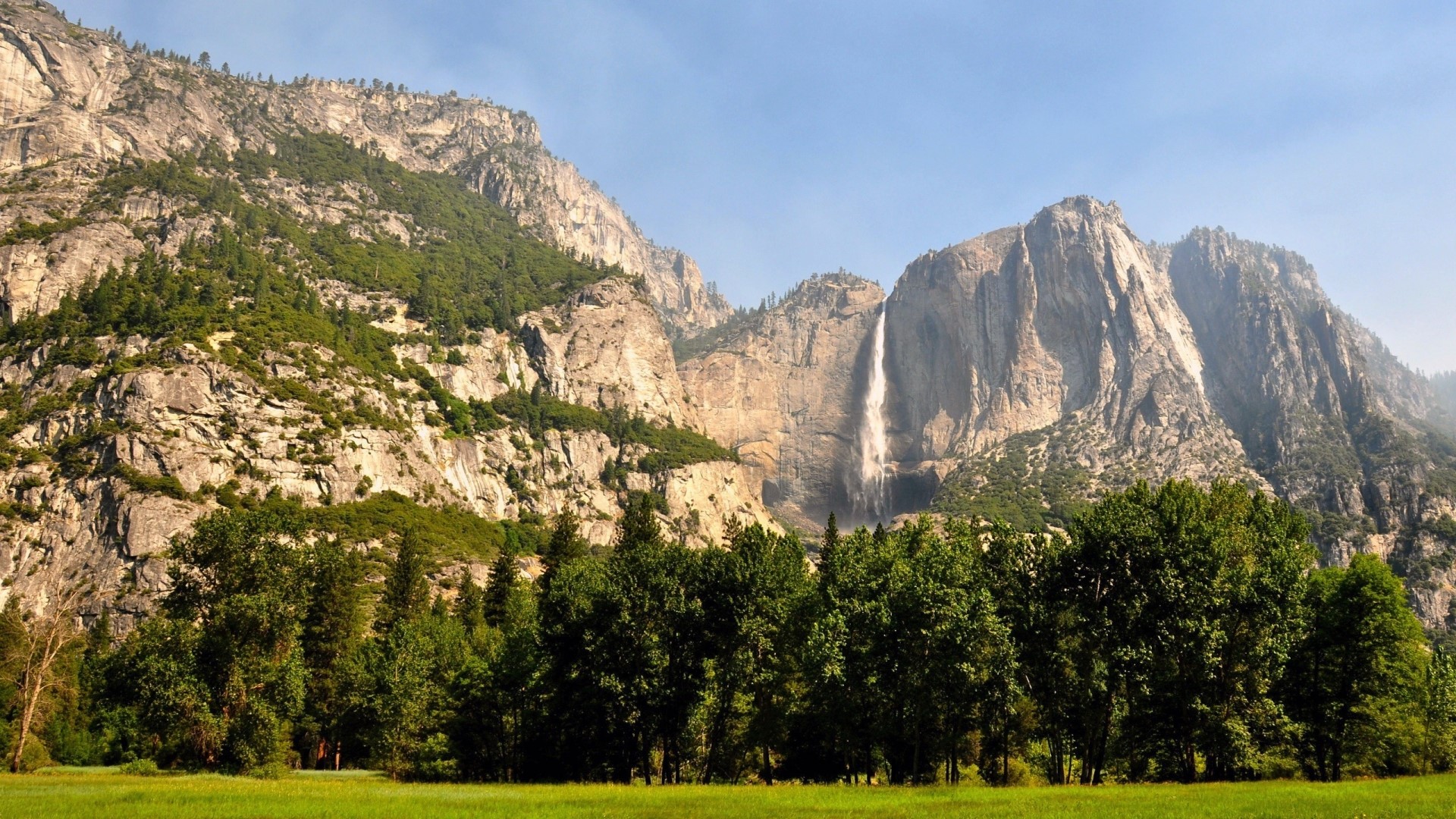 Yosemite National Park Waterfall HD Wallpaper