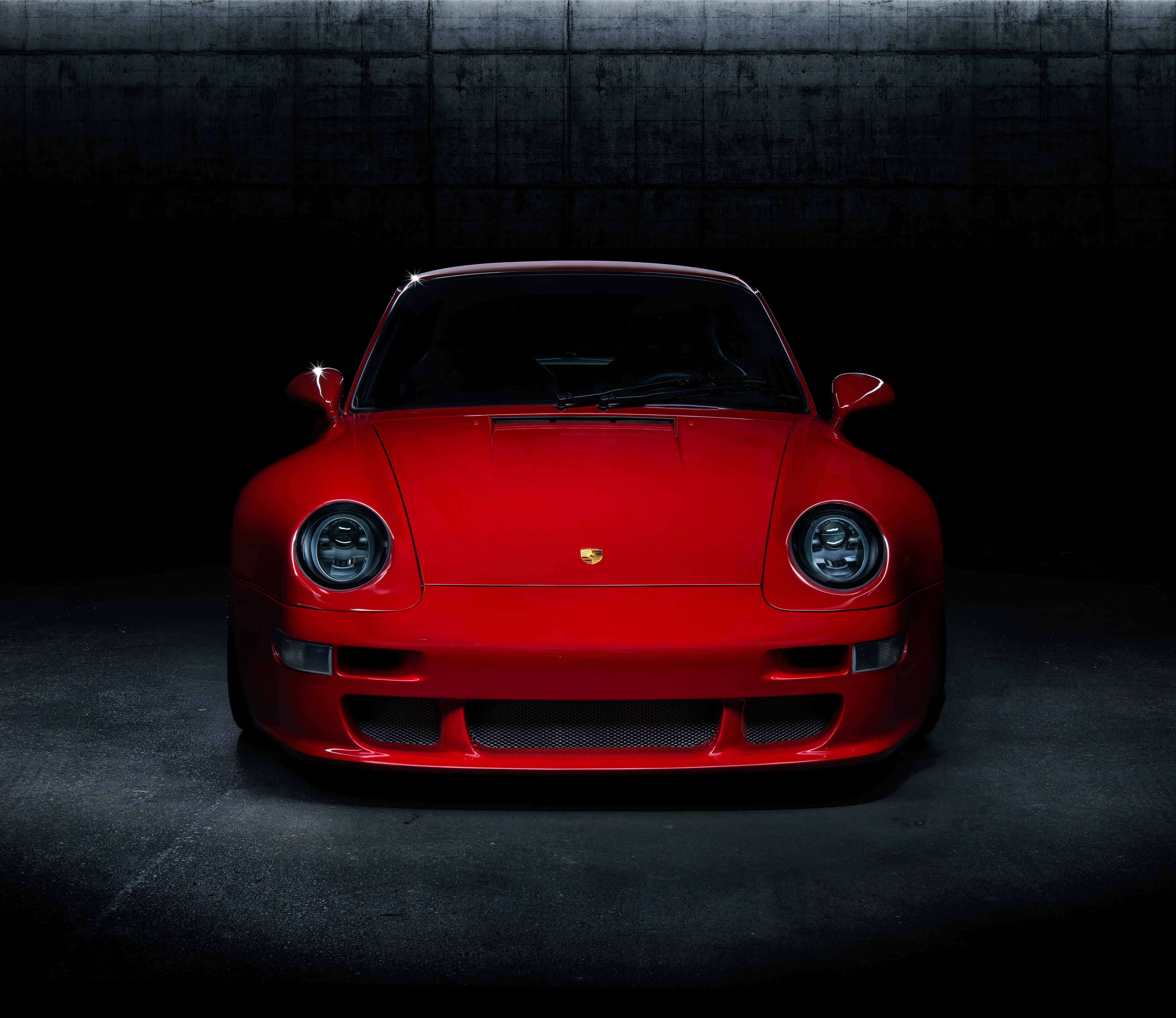 Red Porsche 911 Gunther Werks 400R 4K HD Wallpaper