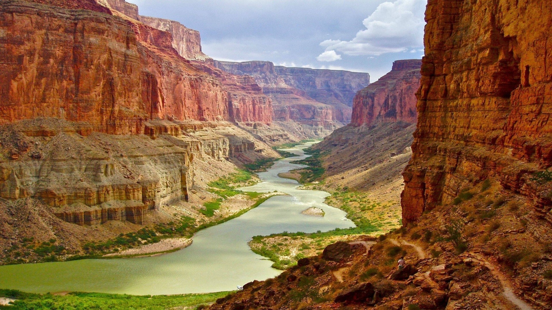 Grand Canyon with Colorado River HD Wallpaper