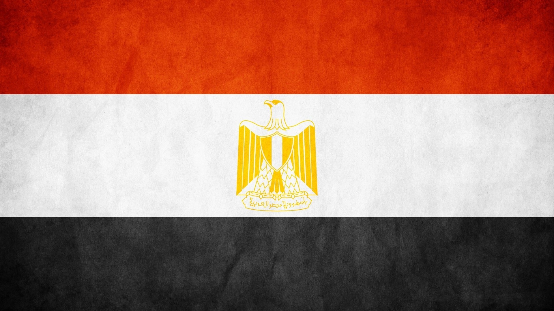 Egyptian Flag with Eagle of Saladin HD Wallpaper