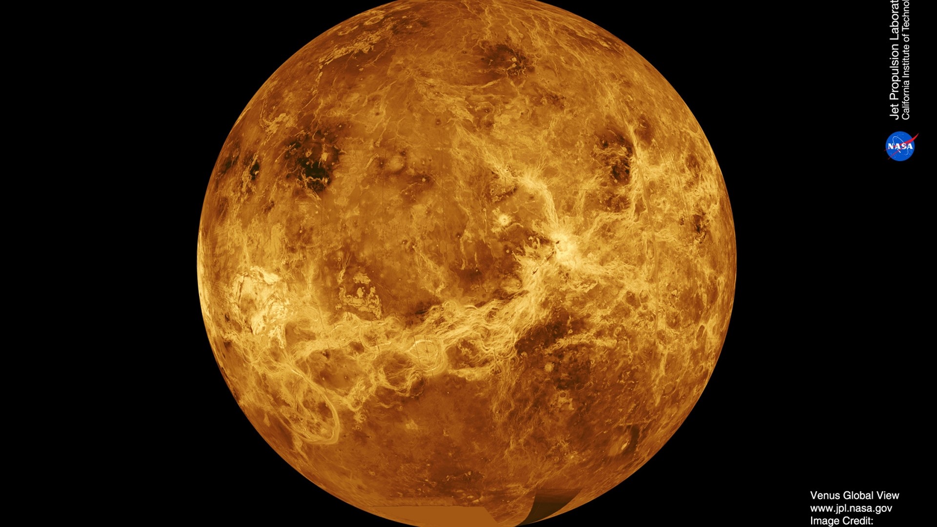 Venus Global View HD Wallpaper