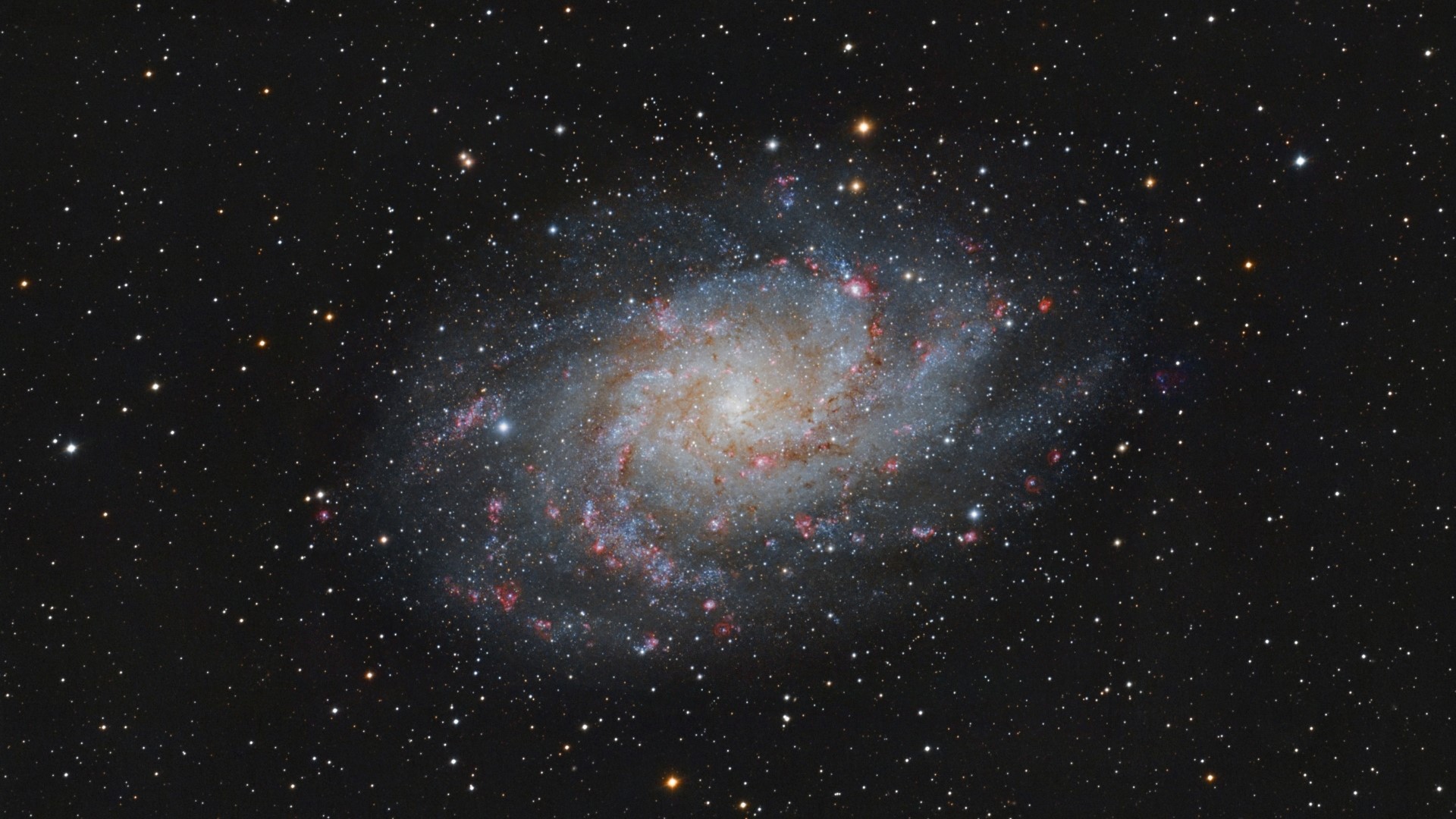 Spiral Galaxy M101 HD Wallpaper