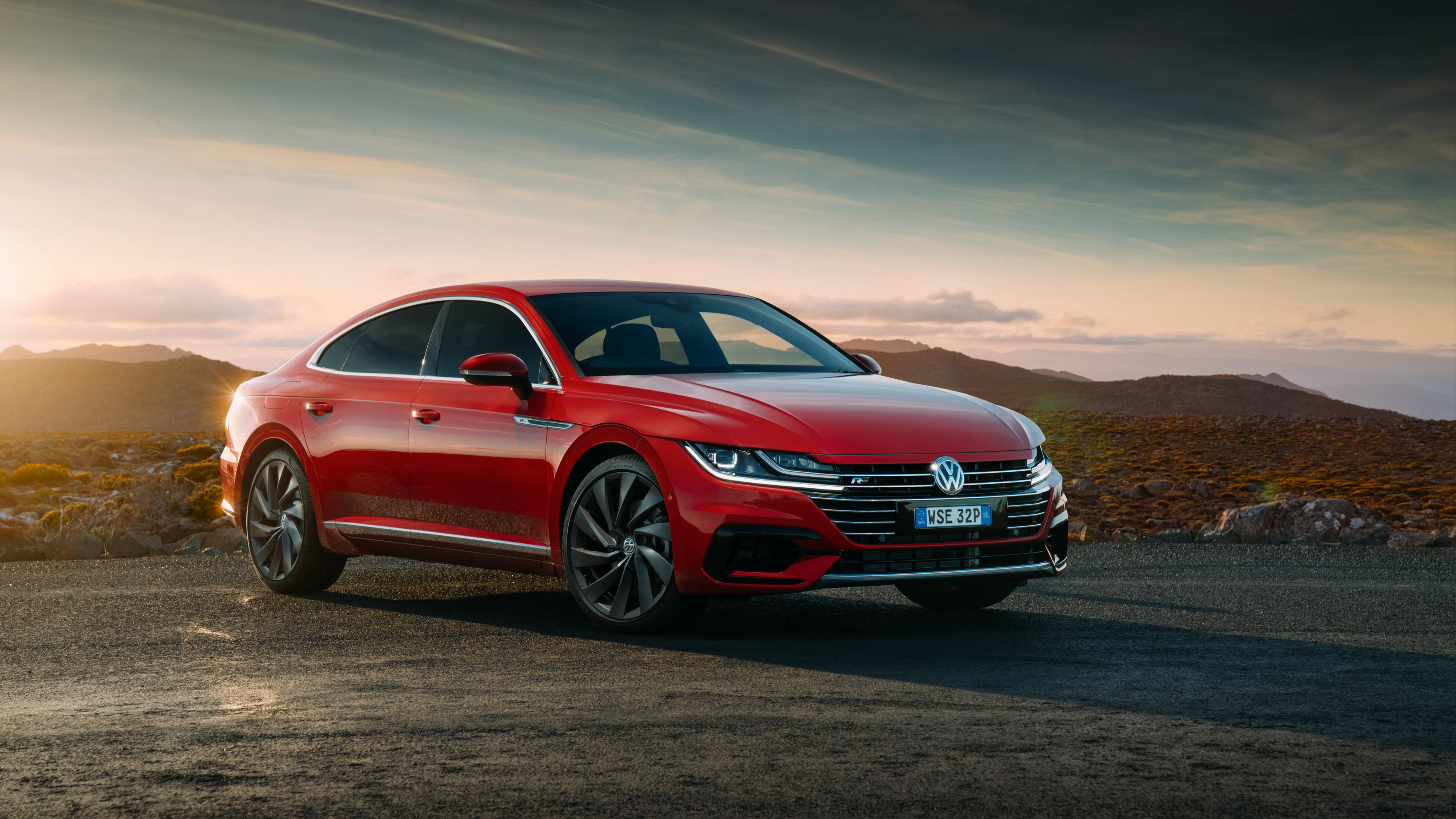 Volkswagen Arteon 4MOTION R-Line in a landscape HD Wallpaper