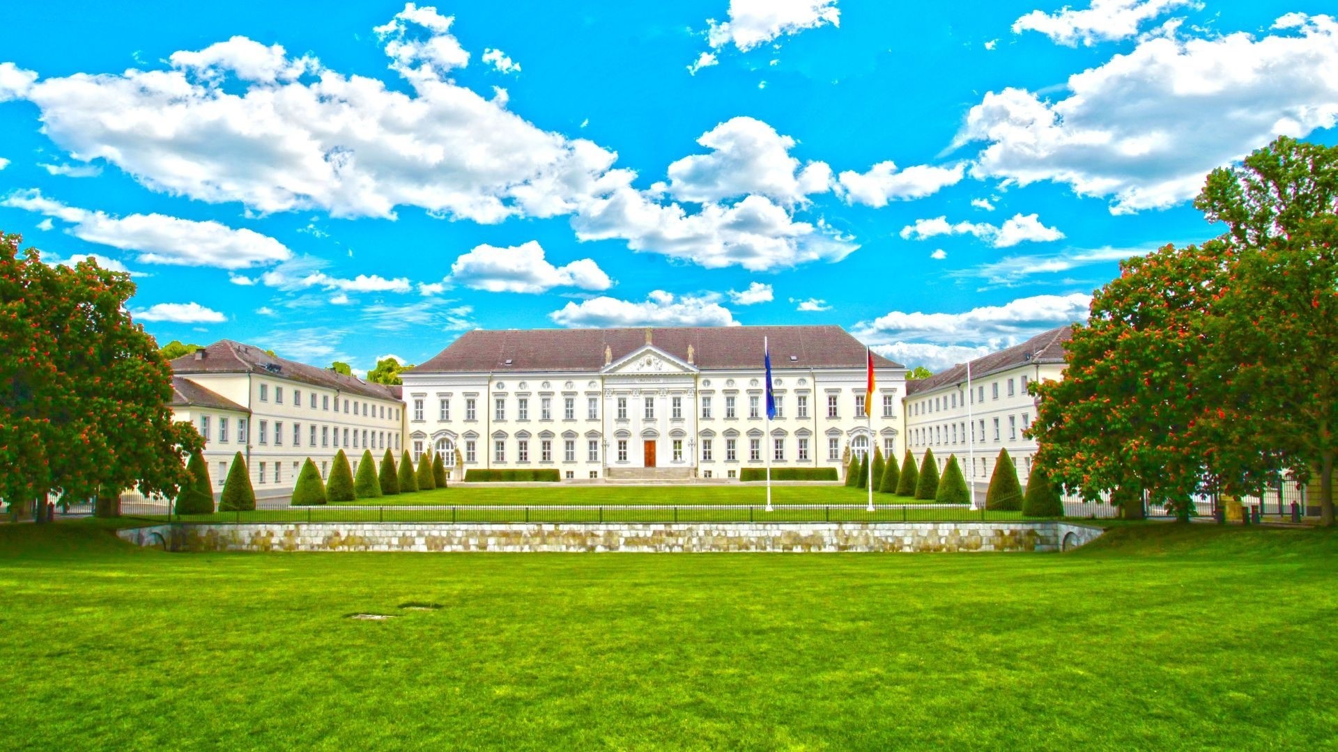 Bellevue Palace in Germany HD Wallpaper