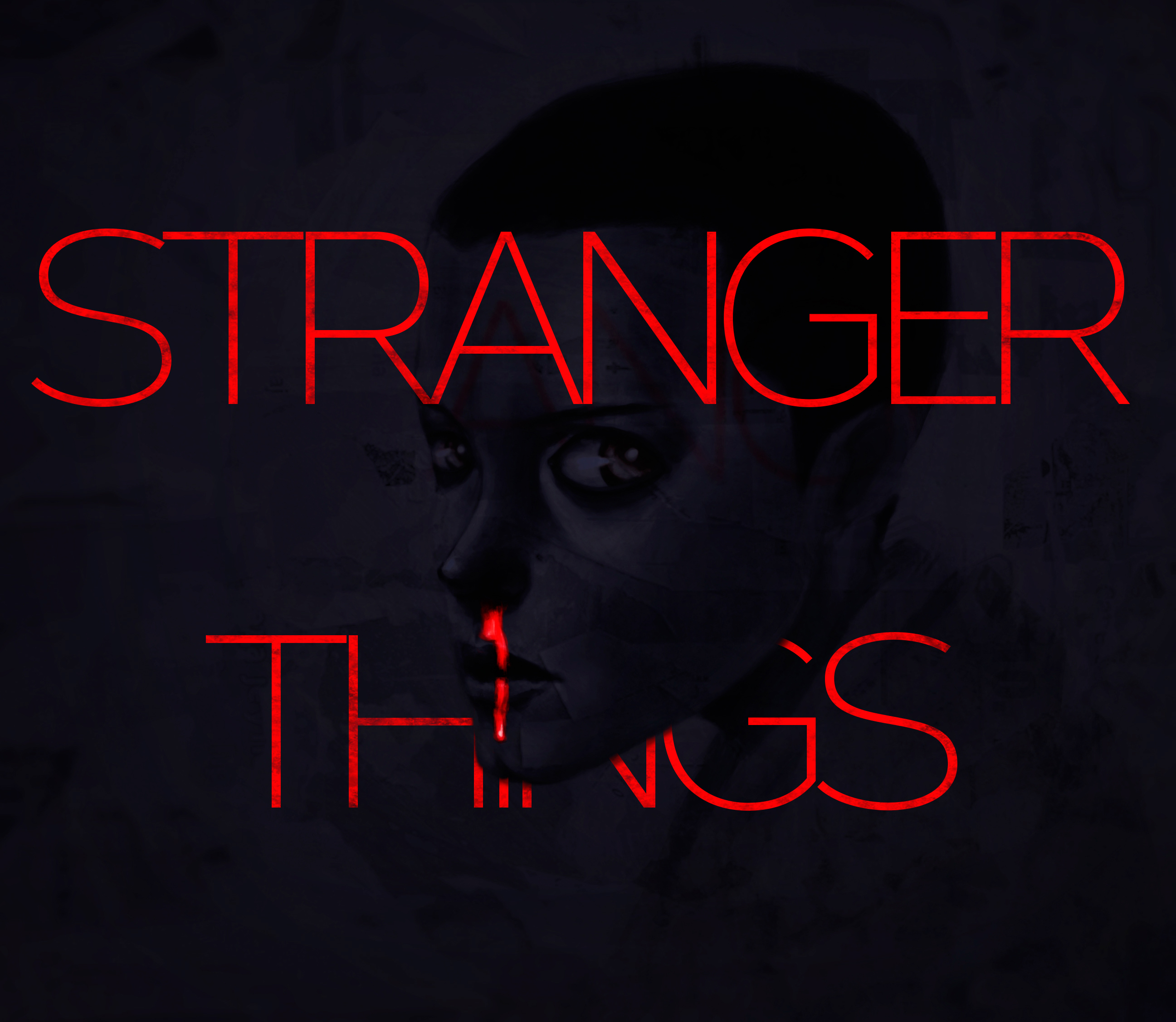 Stranger Things fan art with Eleven HD Wallpaper