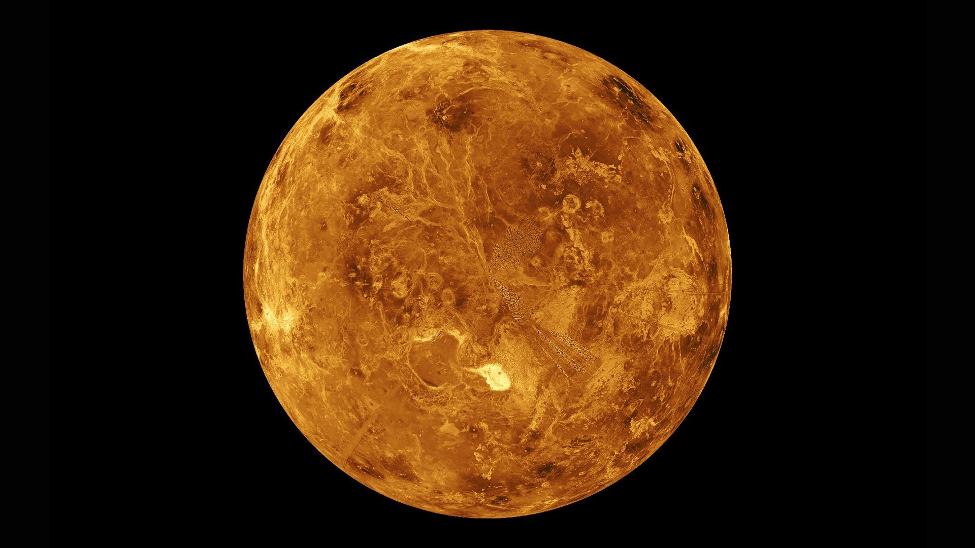 Planet Venus in Space HD Wallpaper