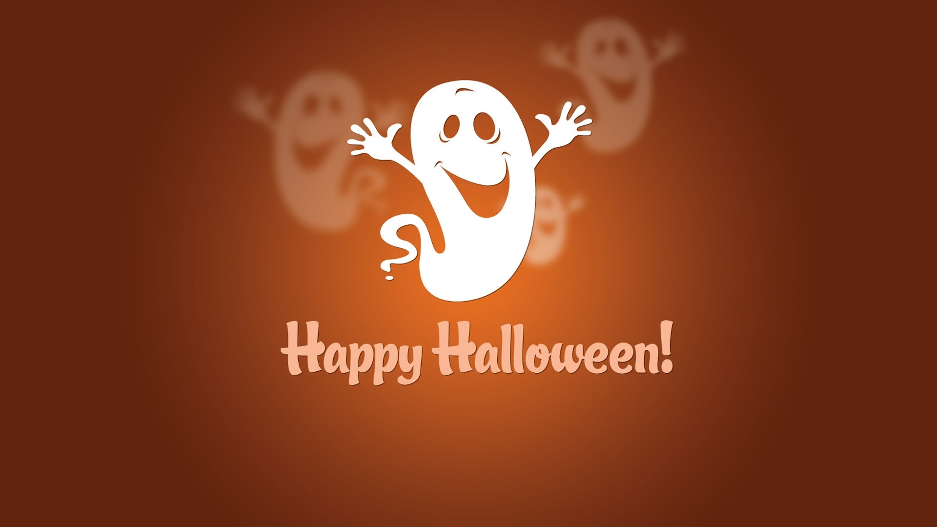 Happy Halloween ghosts HD Wallpaper