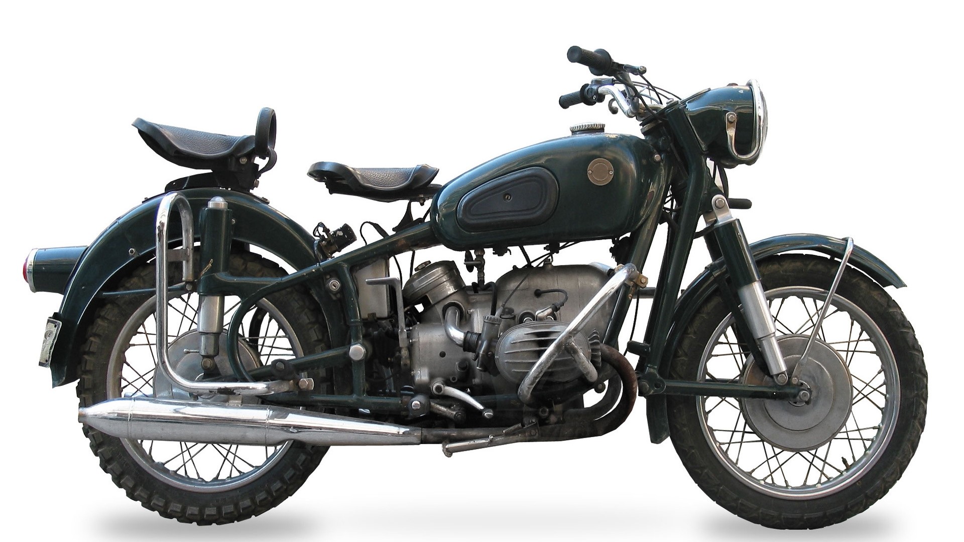 Old School Motorcycle HD Wallpaper