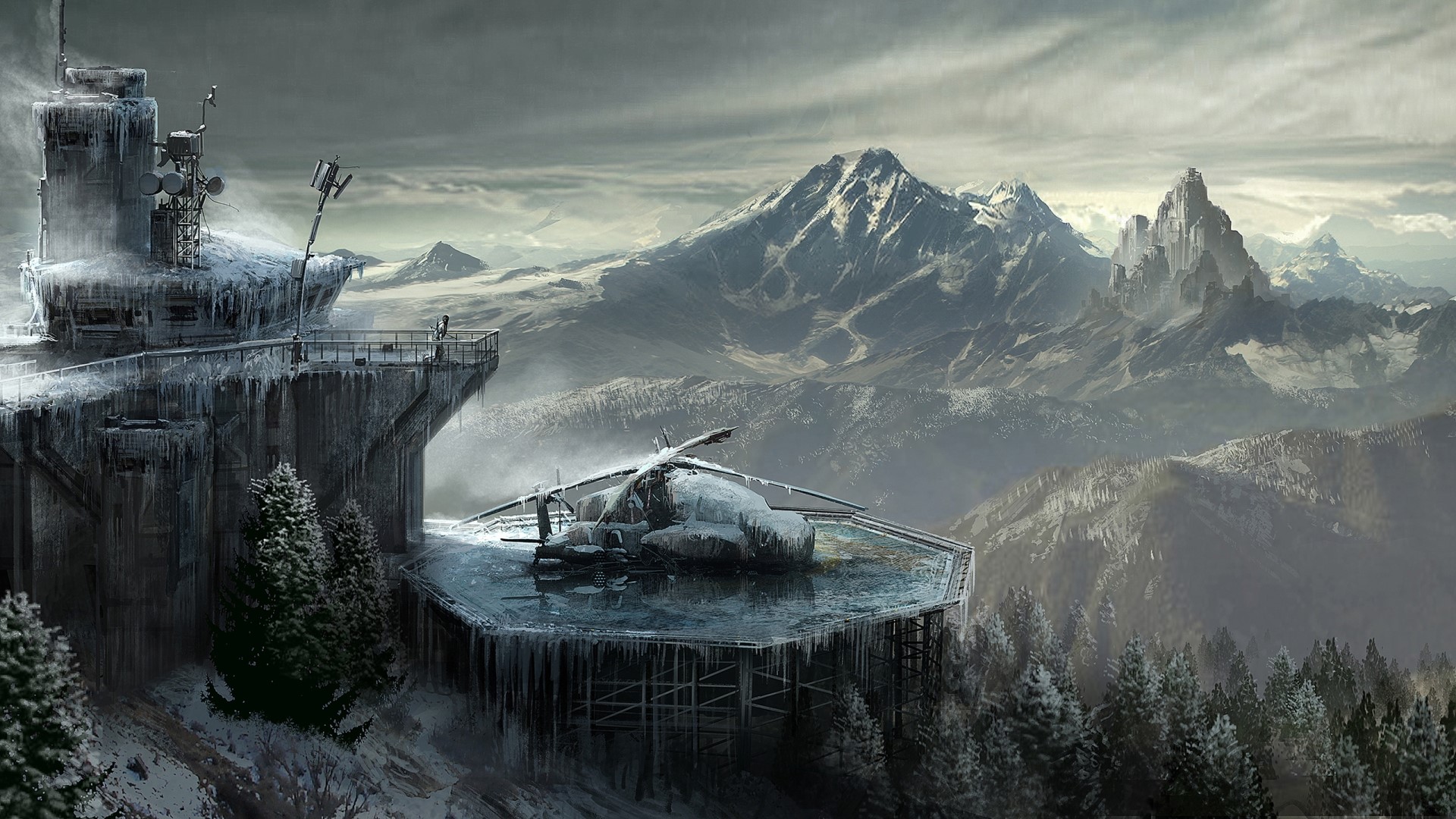 Concept art for Rise of the Tomb Raider HD Wallpaper