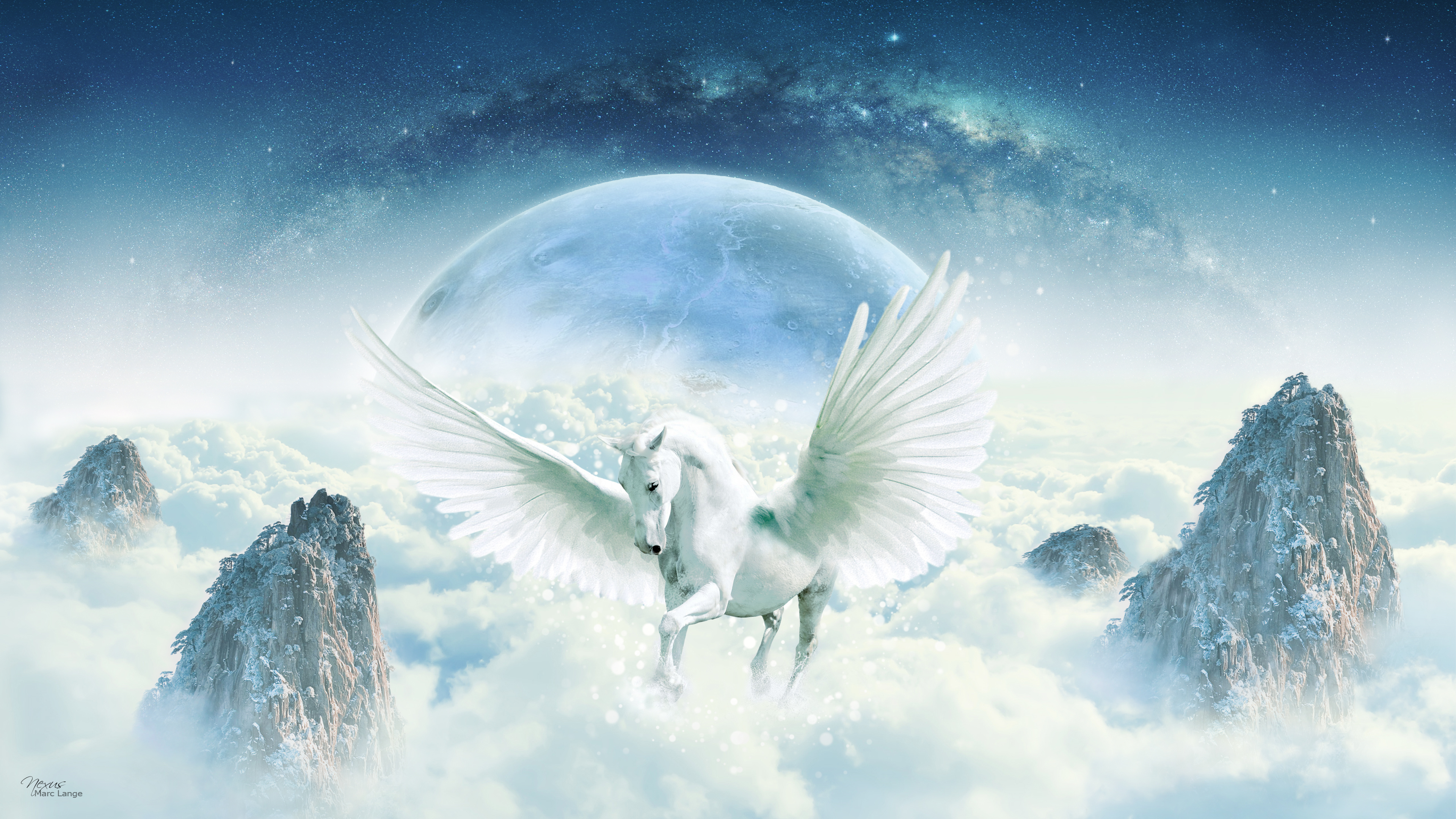 Pegasus Guardian 4K HD Wallpaper