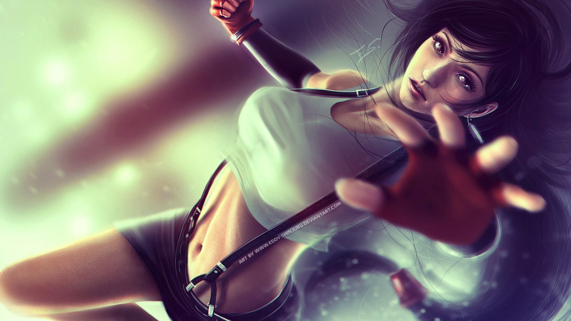Tifa Lockhart from Final Fantasy VII HD Wallpaper