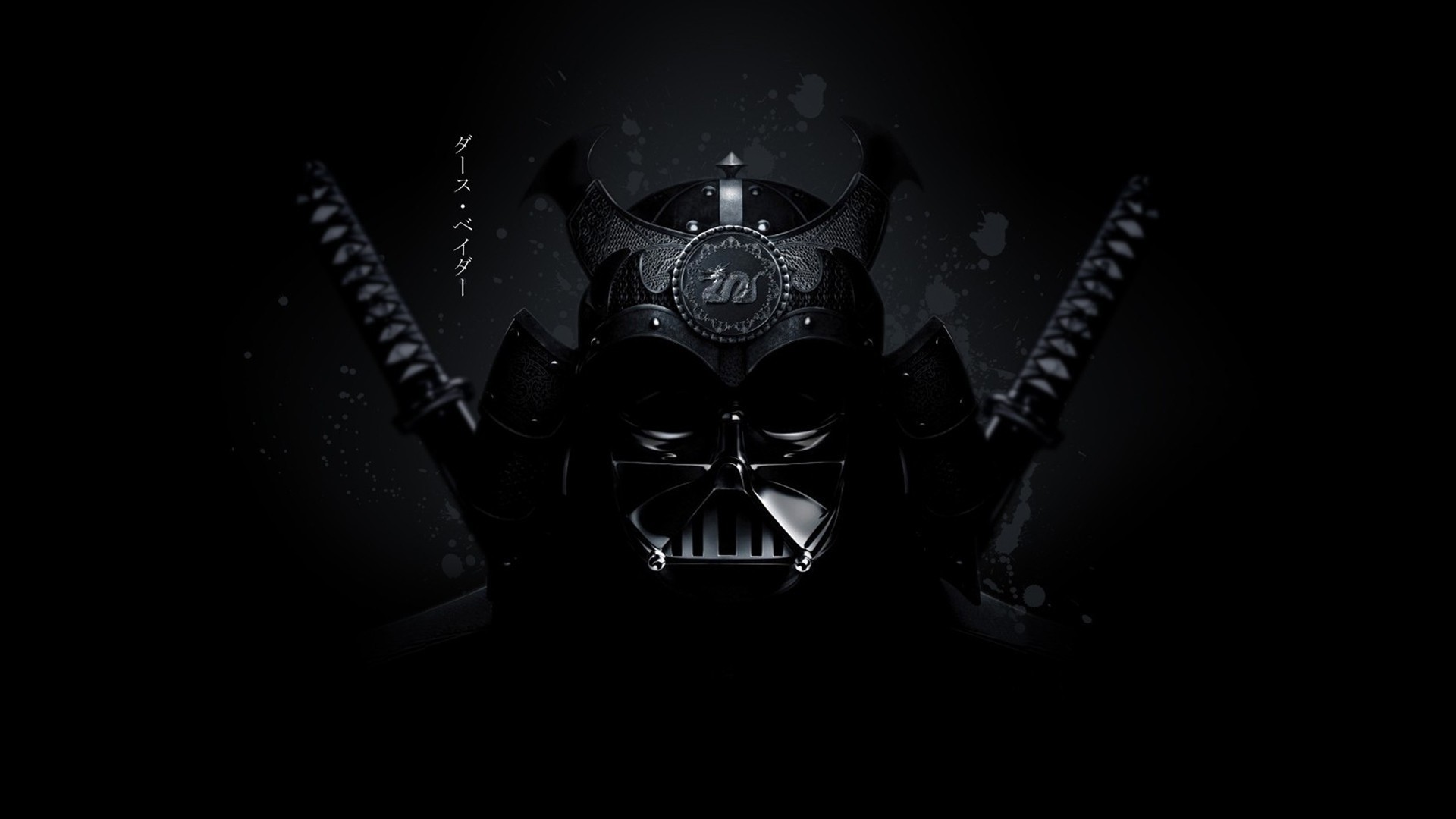 Darth Vader Samurai with Katana HD Wallpaper