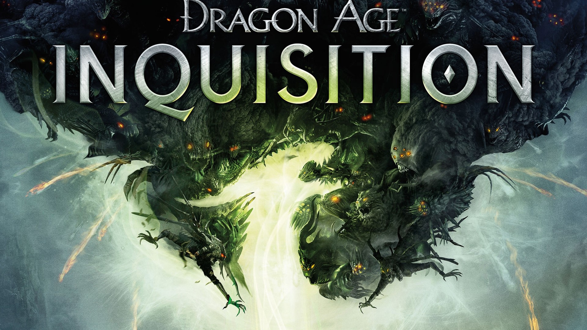 Dragon Age Inquisition game cover art HD Wallpaper