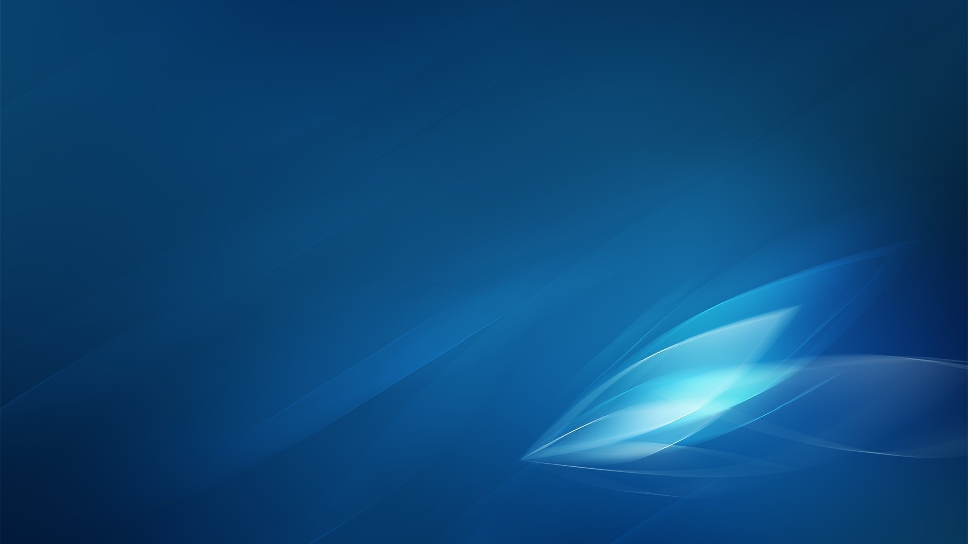 Simple Blue Abstract HD Wallpaper