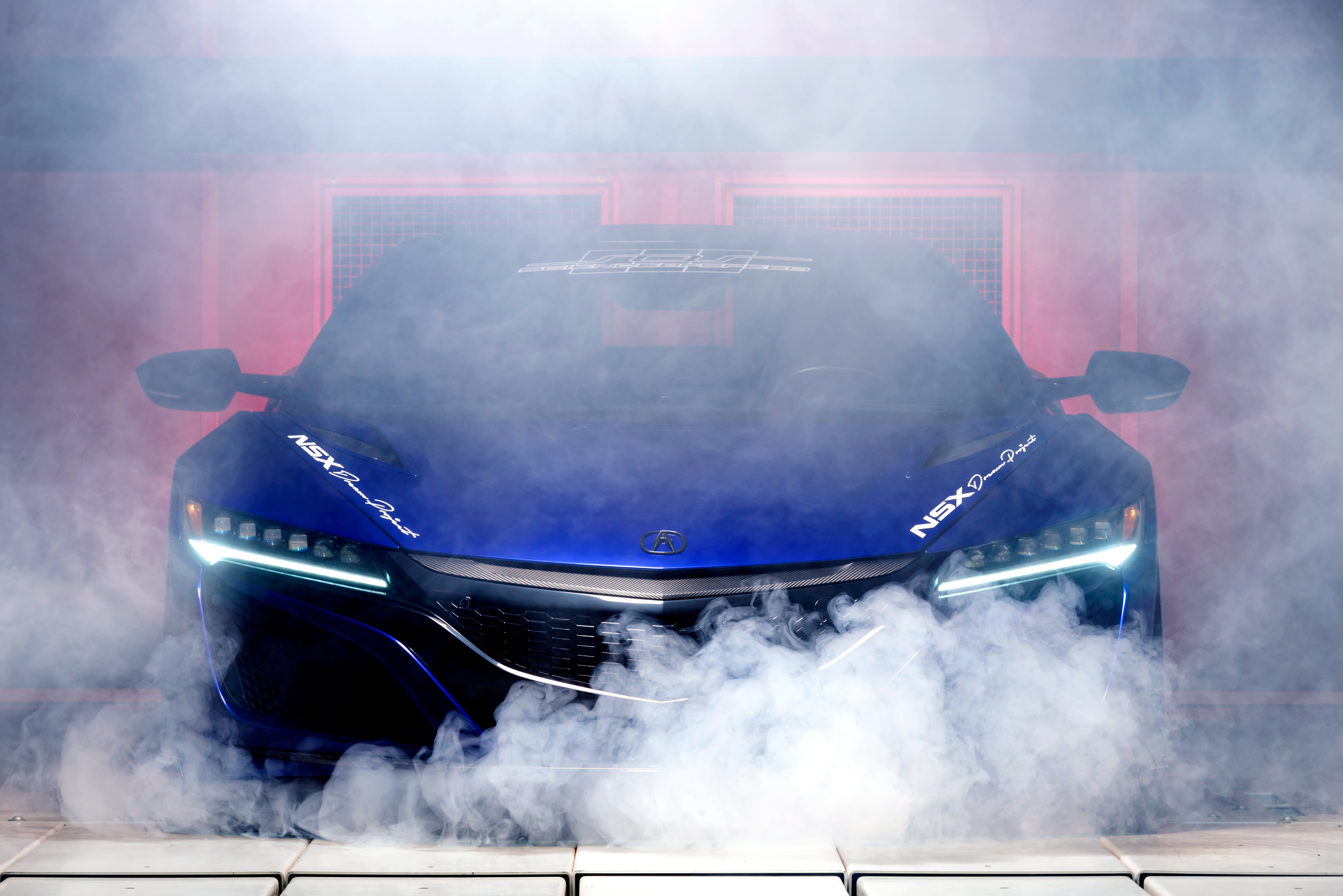 Blue Acura NSX Dream Project 4K HD Wallpaper