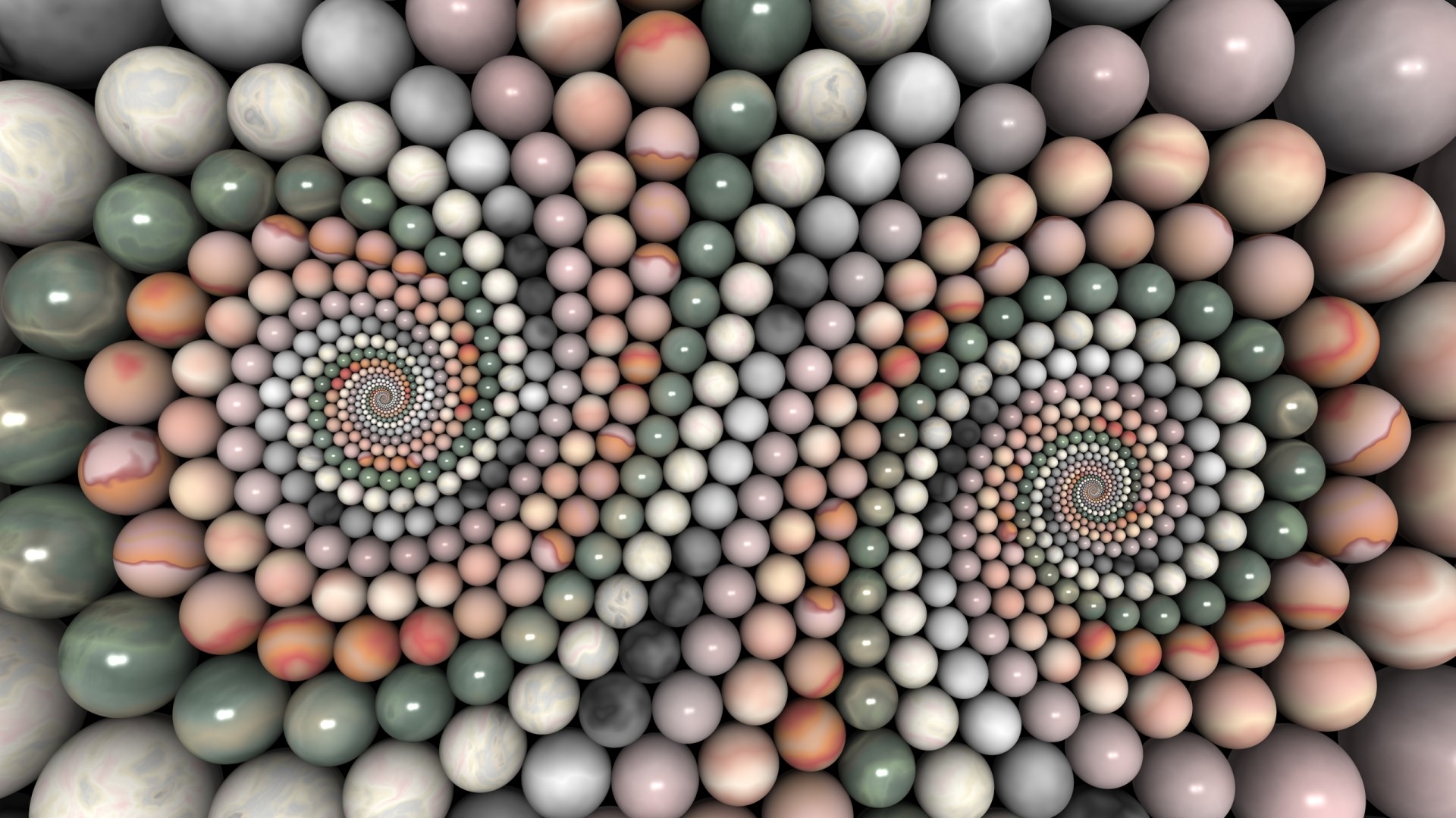 Infinite Marble Swirl Pattern HD Wallpaper