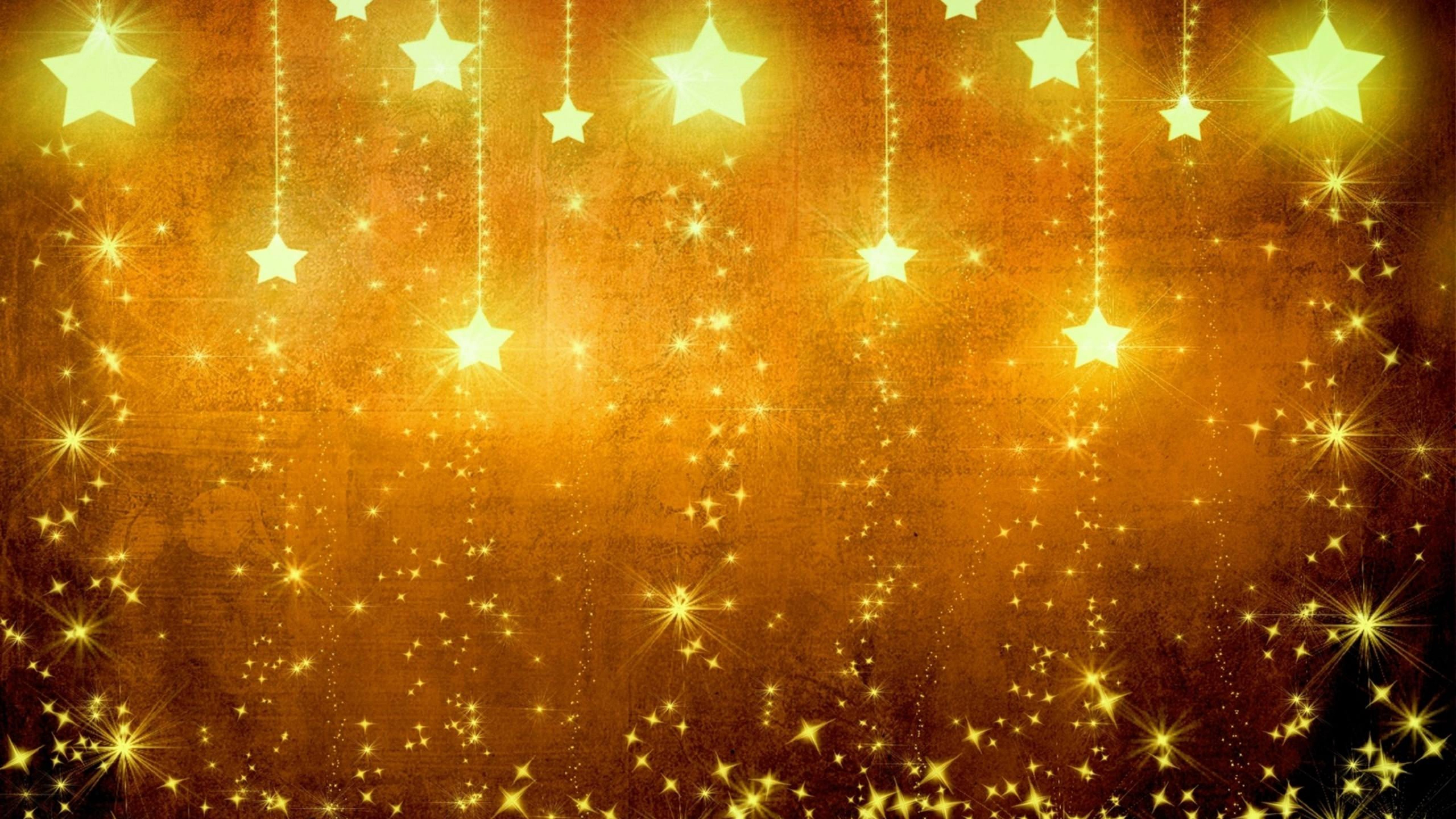 4K Festive Star Background HD Wallpaper