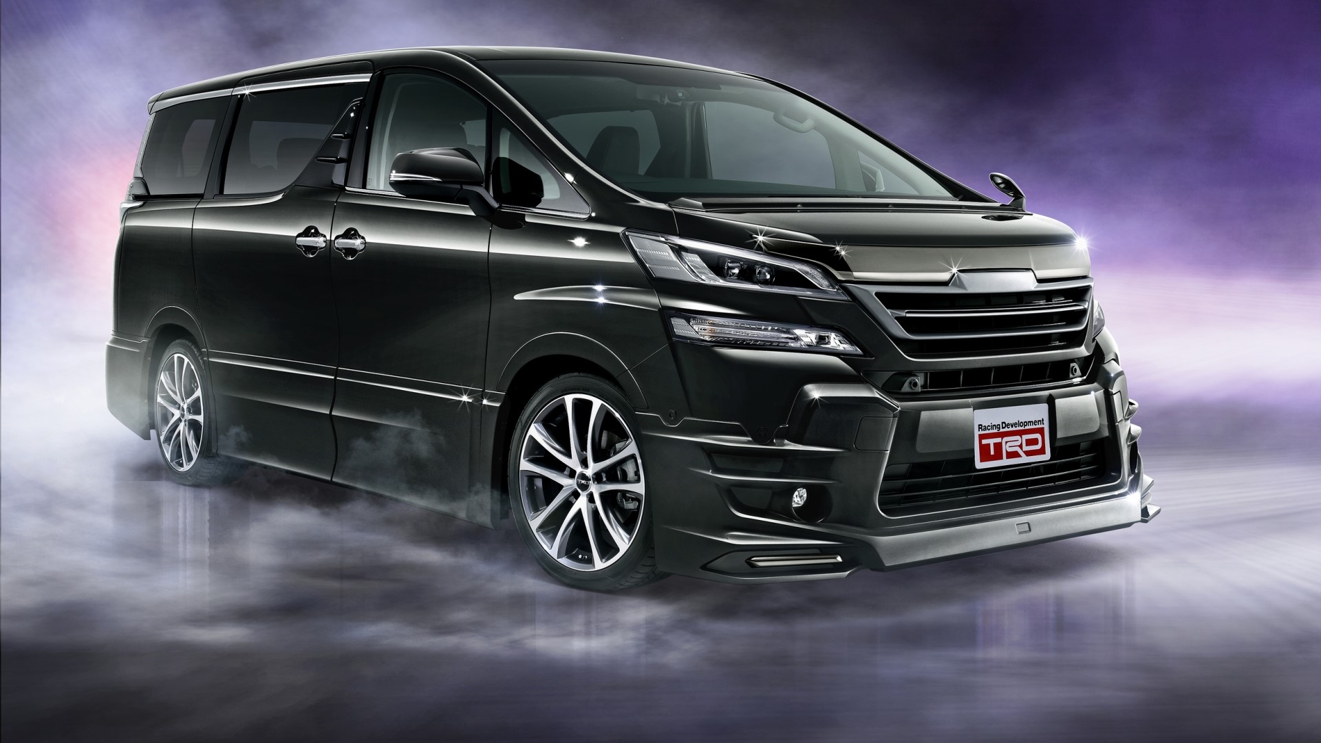 Black Toyota Vellfire TRD HD Wallpaper