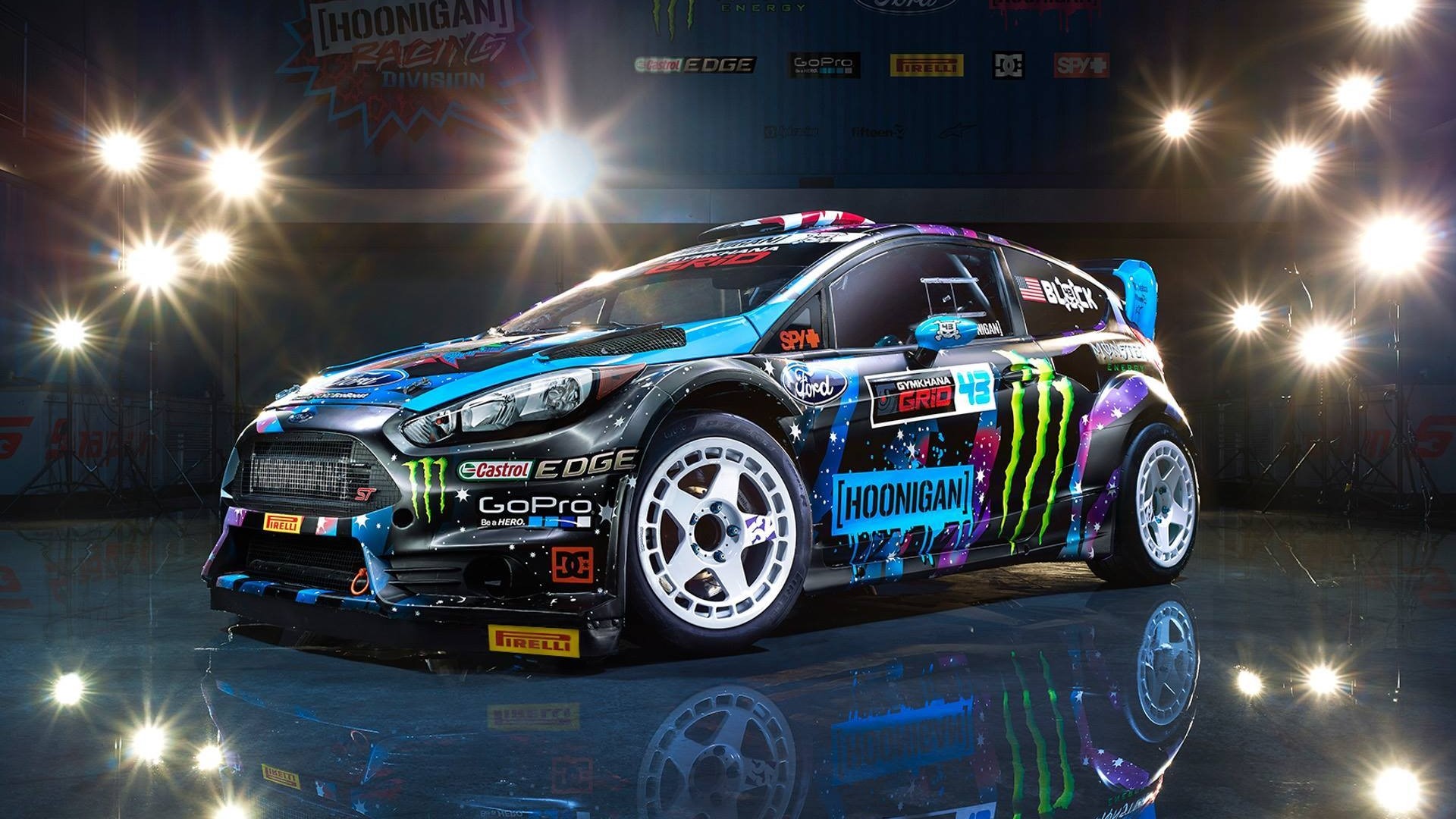 Hoonigan Racing Division Ford RX43 Rally Car HD Wallpaper
