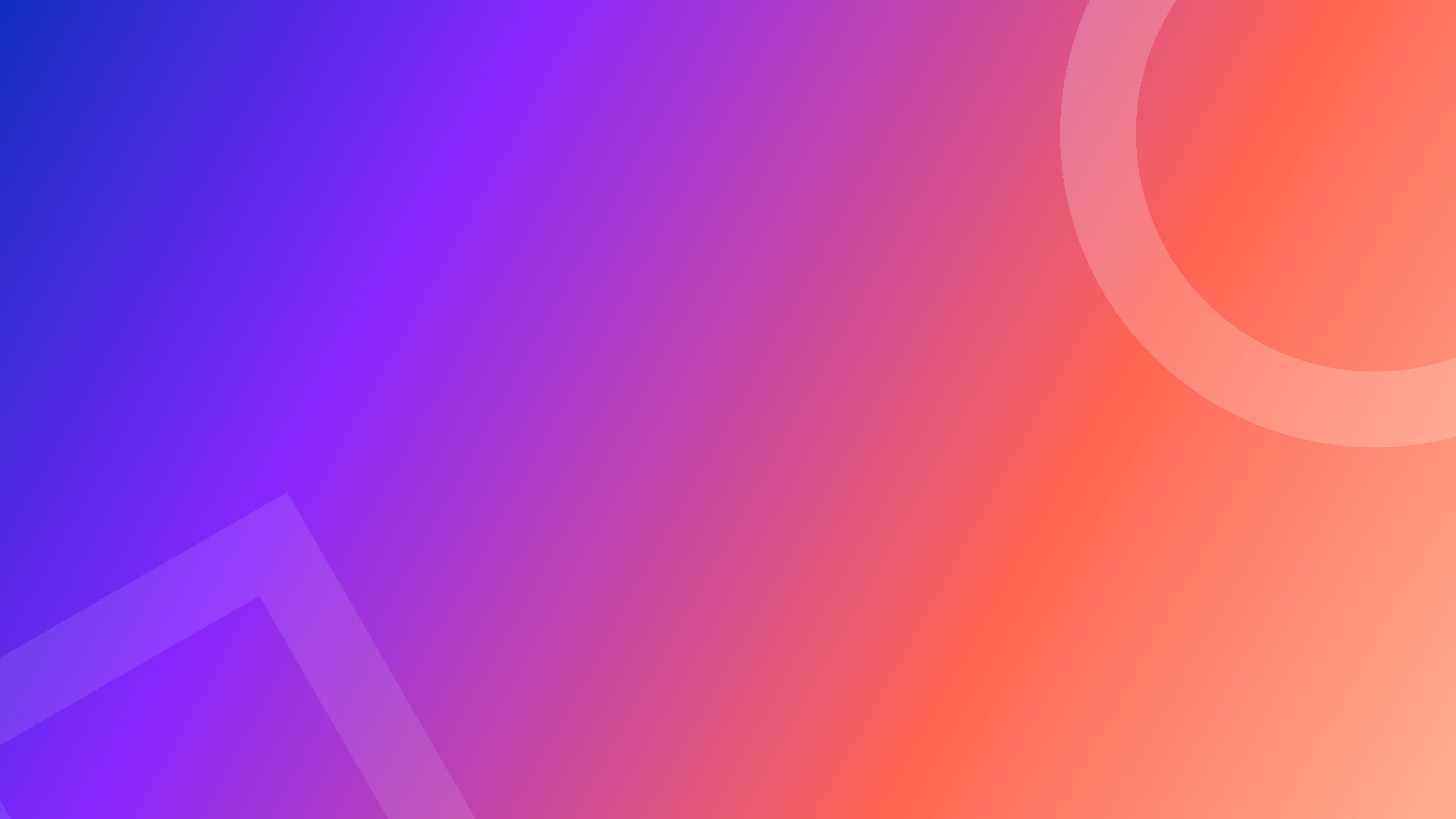 Gradient with Square and Circle Shapes HD Wallpaper