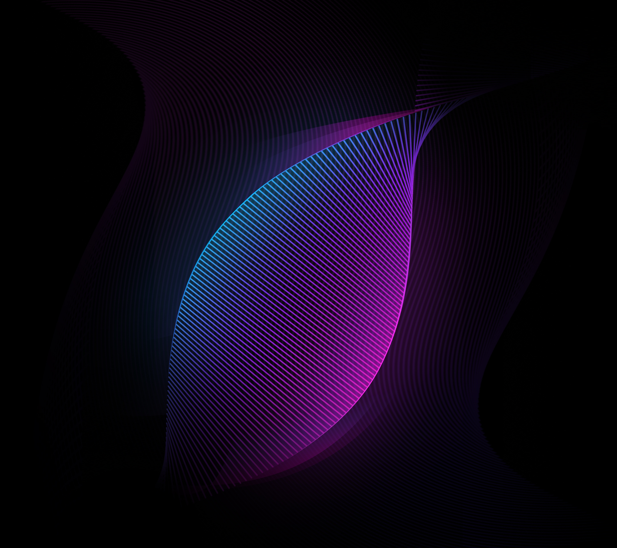 Dark, Blue, Stock, Purple, Waves HD Wallpaper