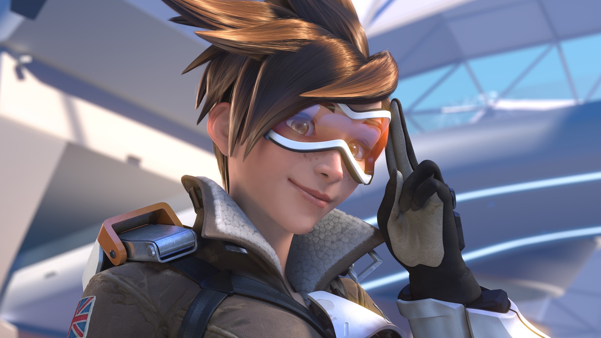 Tracer from Overwatch HD Wallpaper