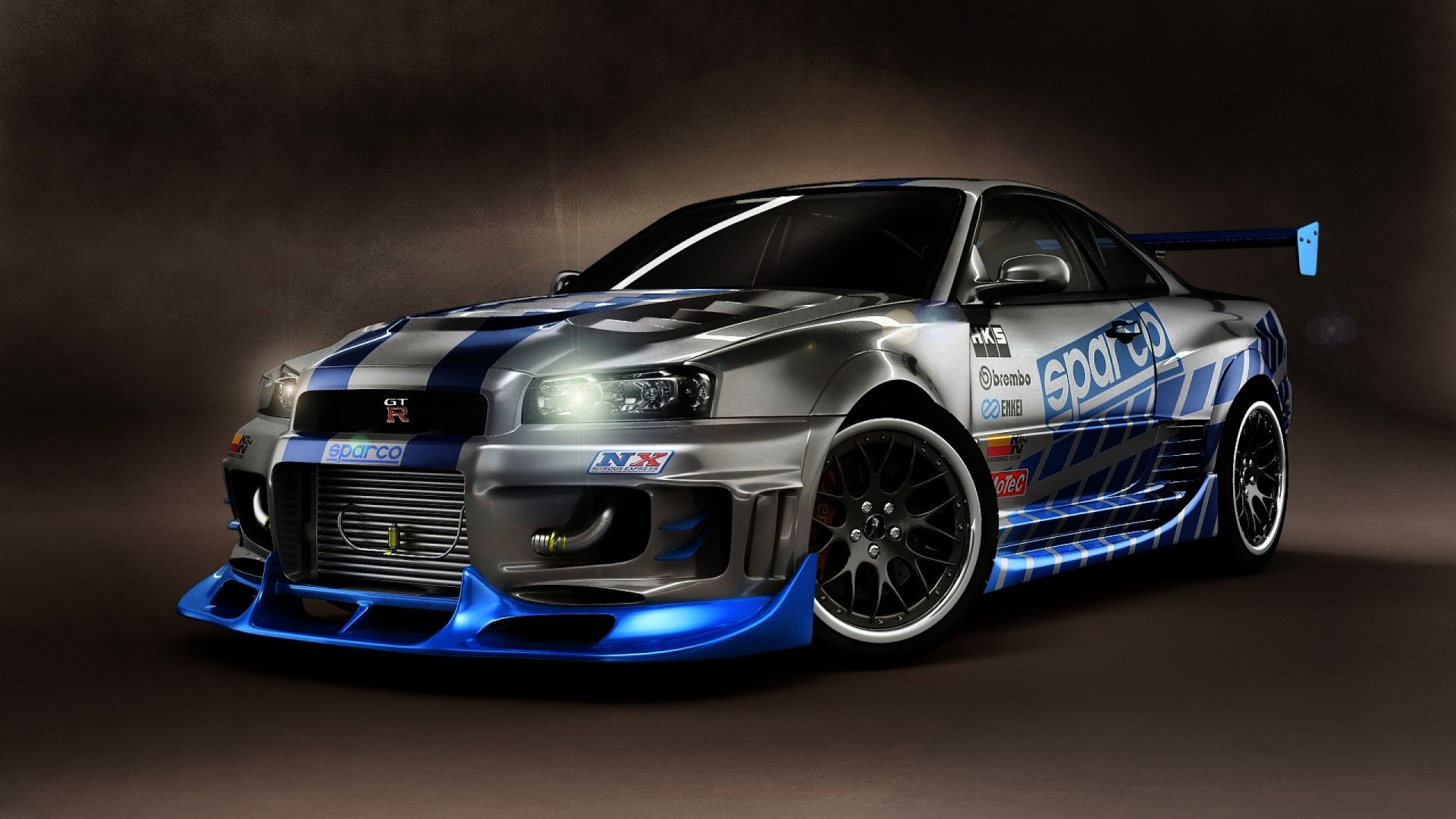 Nissan Skyline GT-R R34 Sparco HD Wallpaper