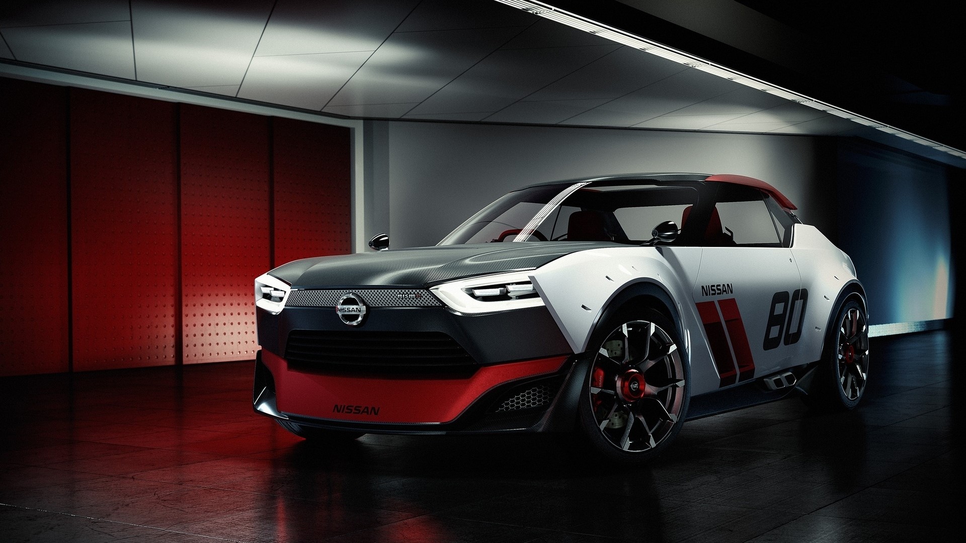 Nissan Concept Car with '80' Decal HD Wallpaper
