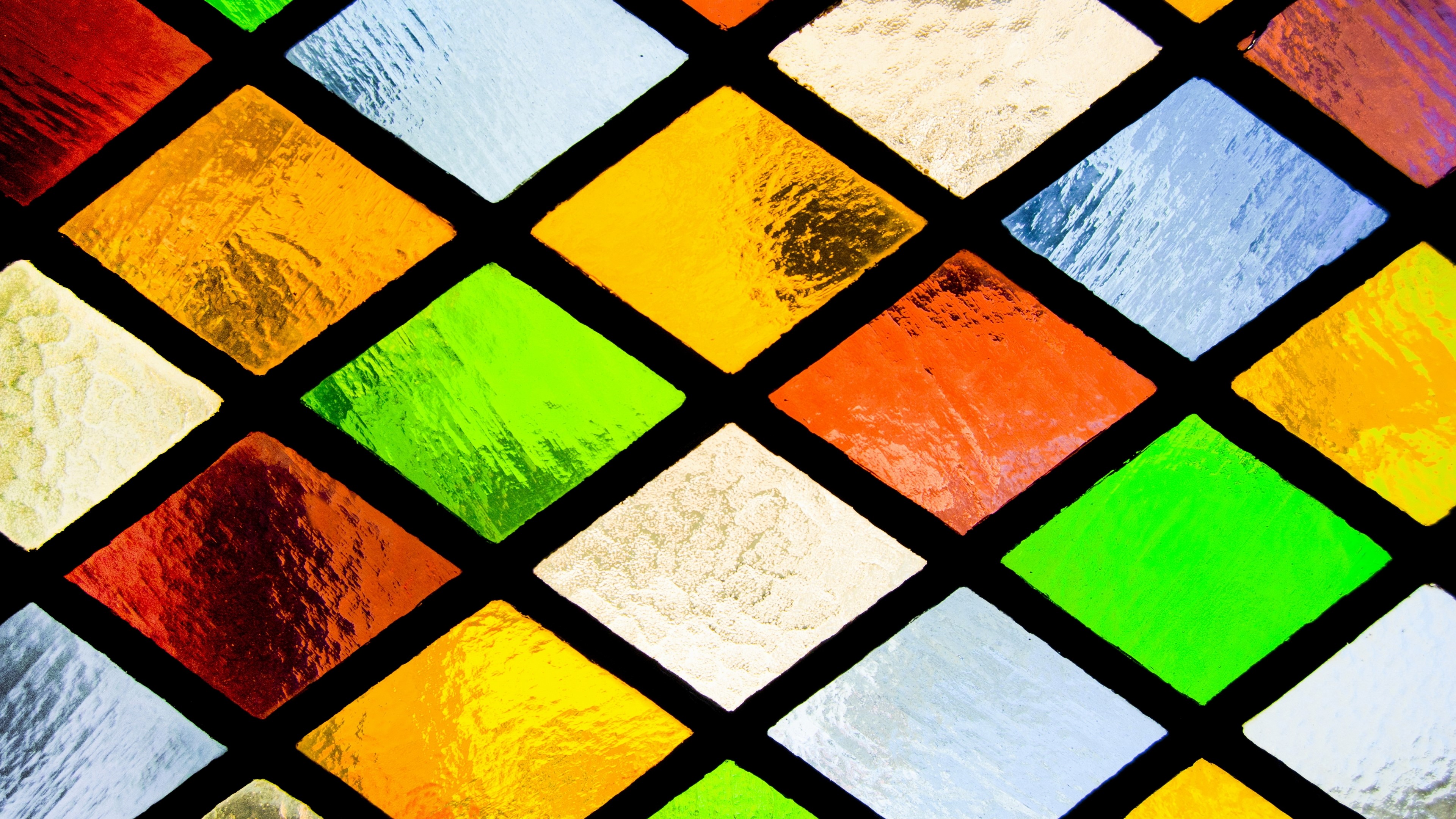 4K Stained glass pattern HD Wallpaper