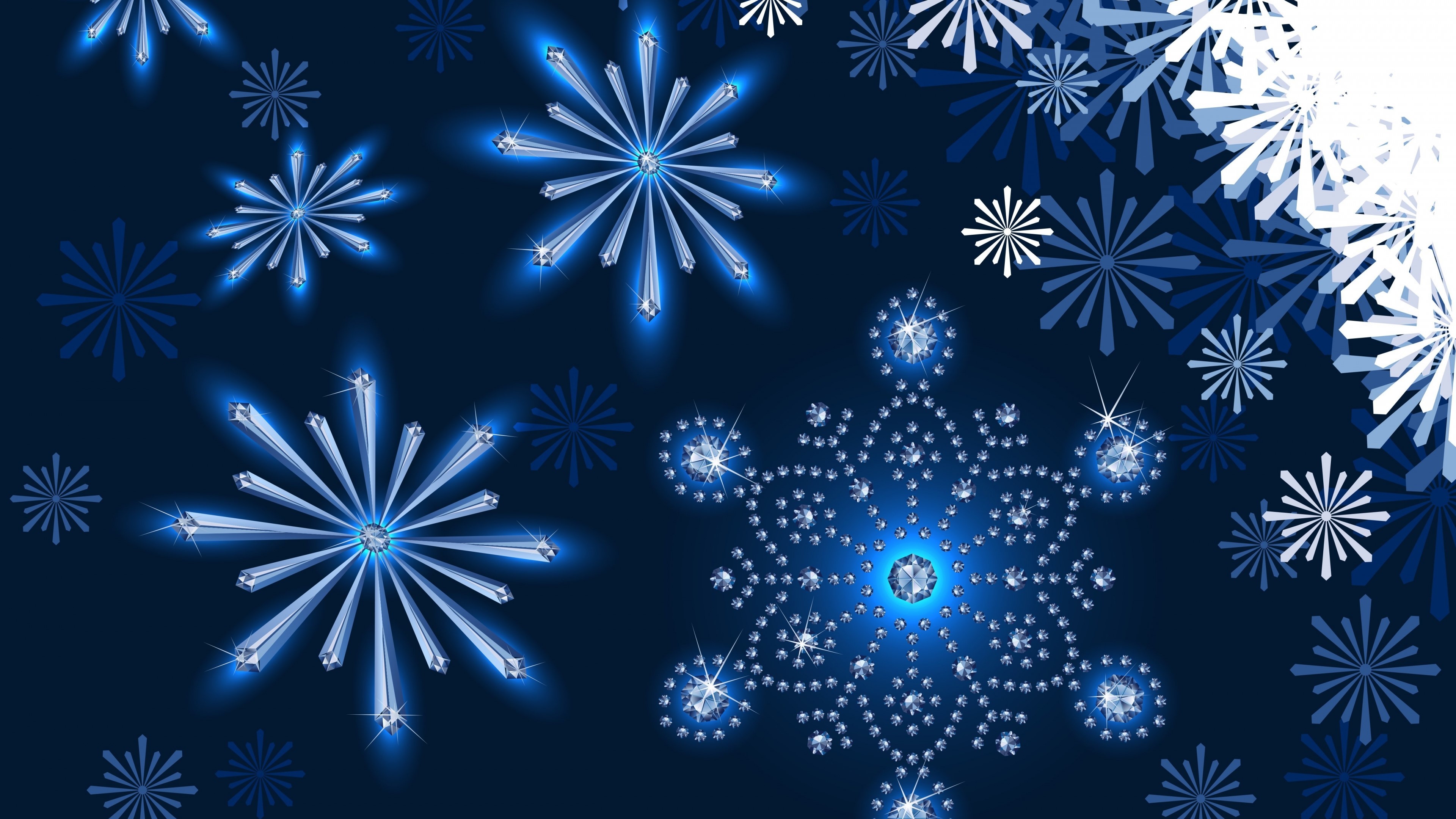 Snowflakes HD Wallpaper
