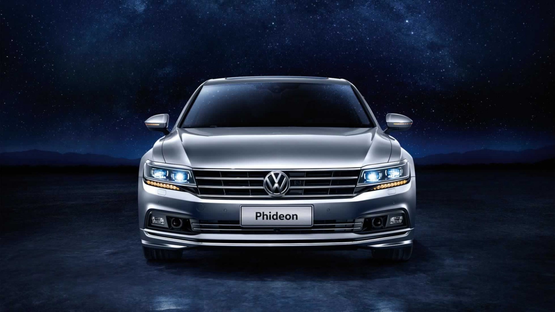 Volkswagen Phideon car front view HD Wallpaper